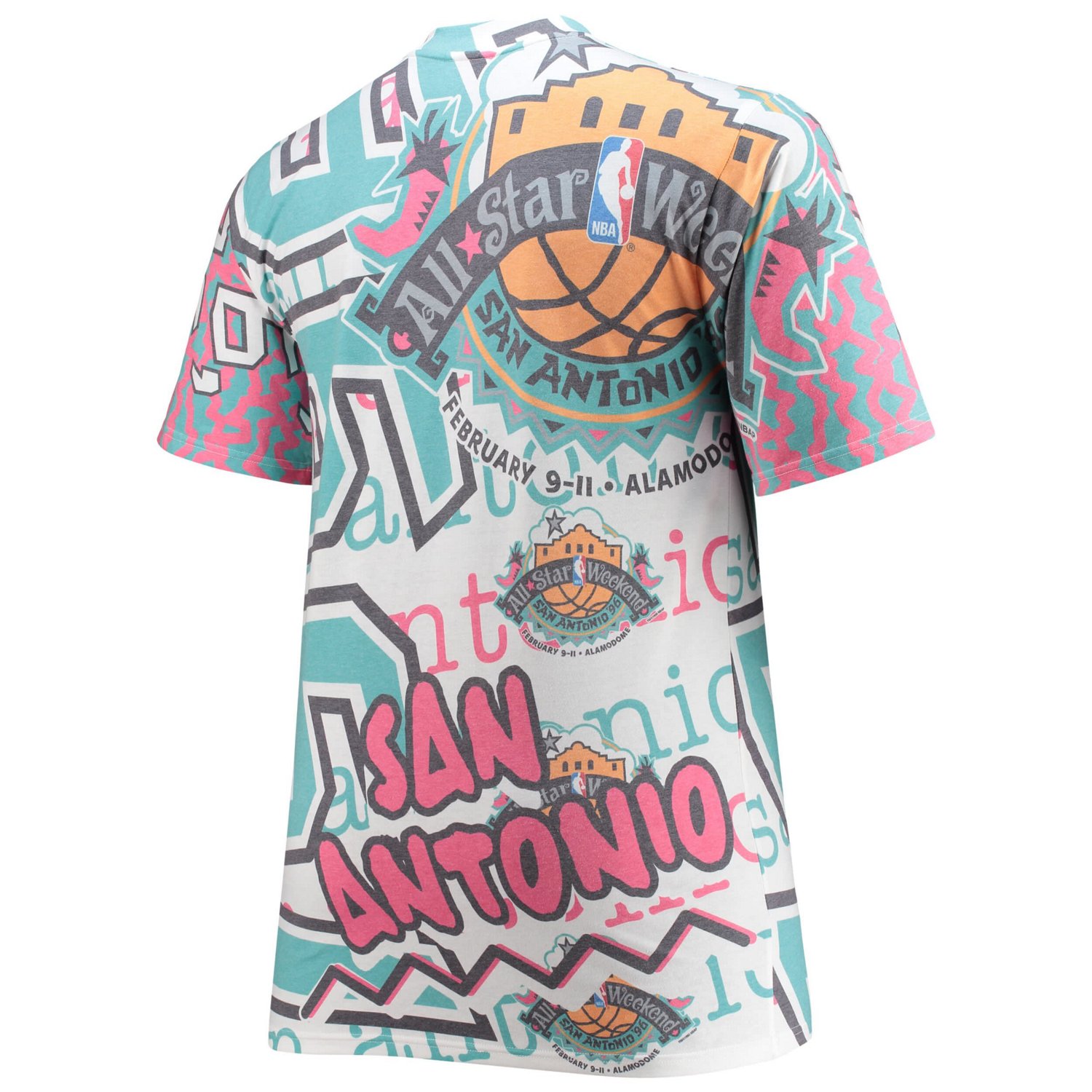 Mitchell  Ness NBA 1996 All-Star Game Hardwood Classics Big  Tall Jumbotron T-Shirt - view number 3