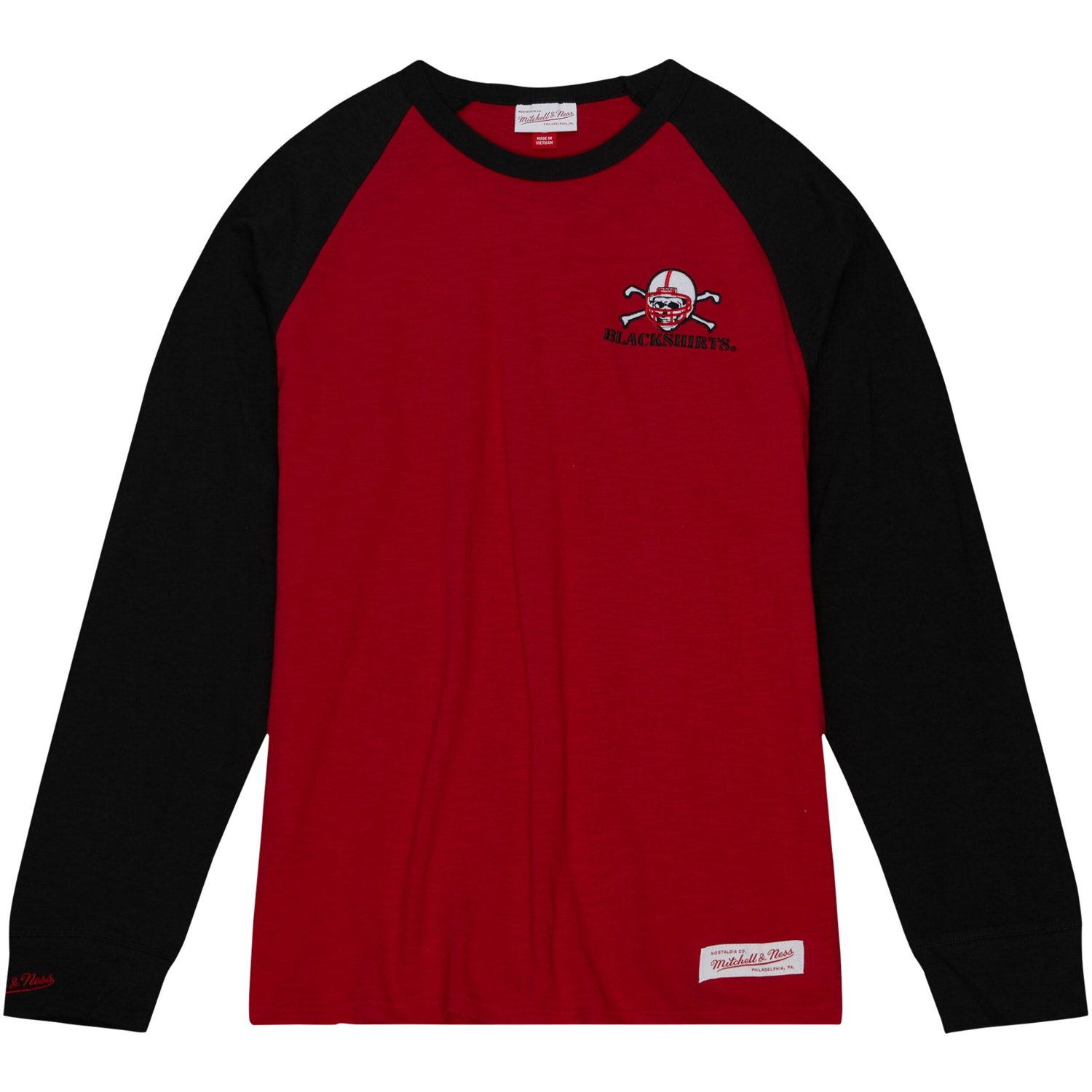 Mitchell  Ness Nebraska Huskers Legendary Slub Raglan Long Sleeve T-Shirt - view number 2