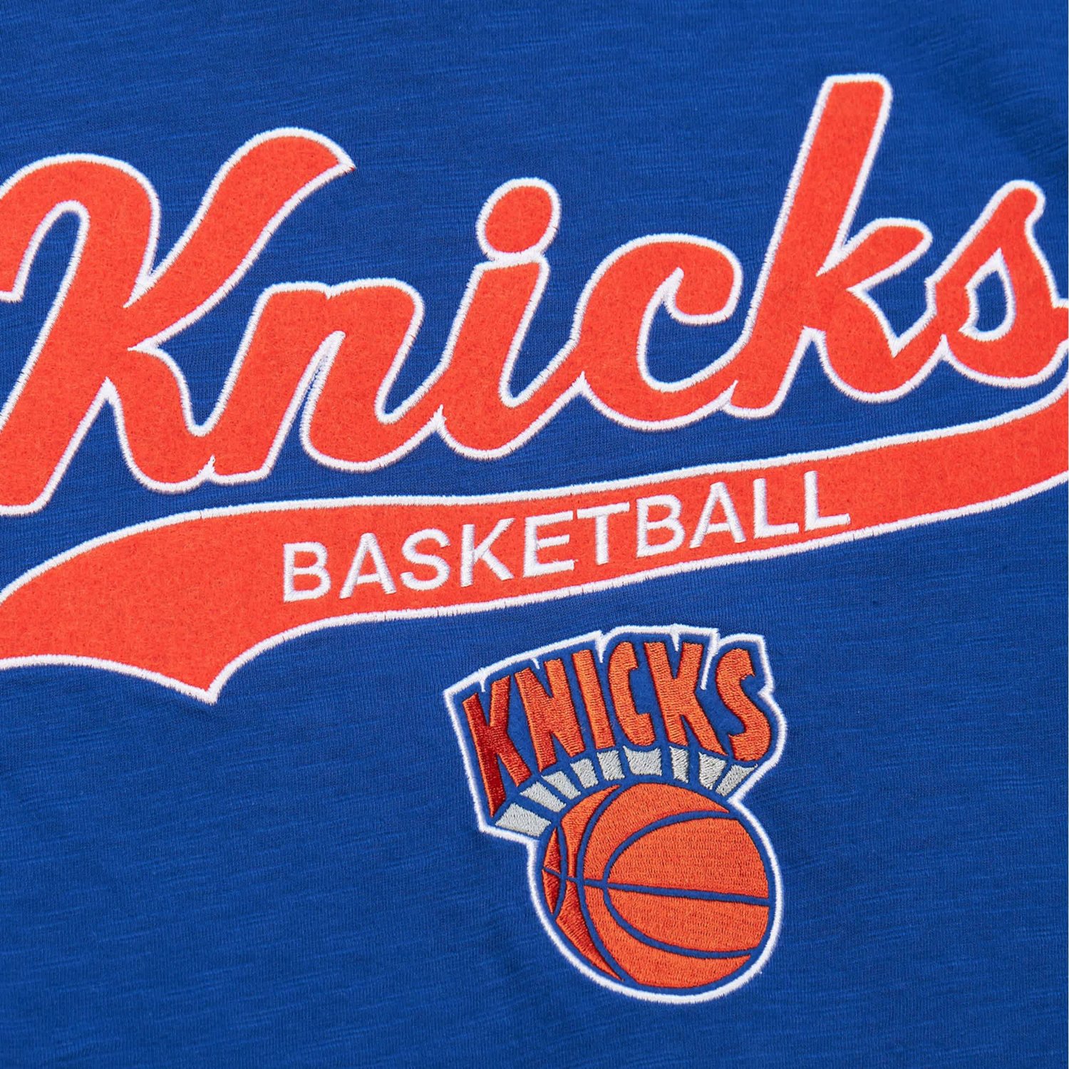 Mitchell  Ness New York Knicks Hardwood Classics Felt Applique Slub T-Shirt - view number 4