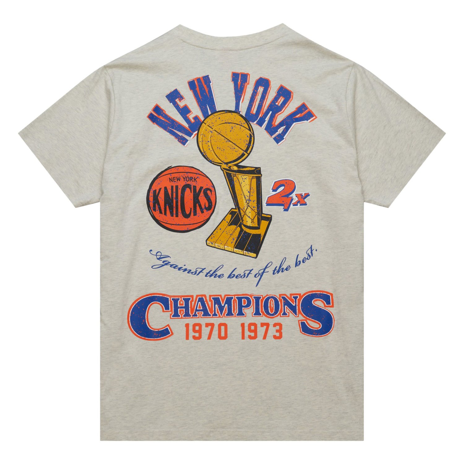 Mitchell  Ness New York Knicks Hardwood Classics Legacy Defined Retro Championship T-Shirt