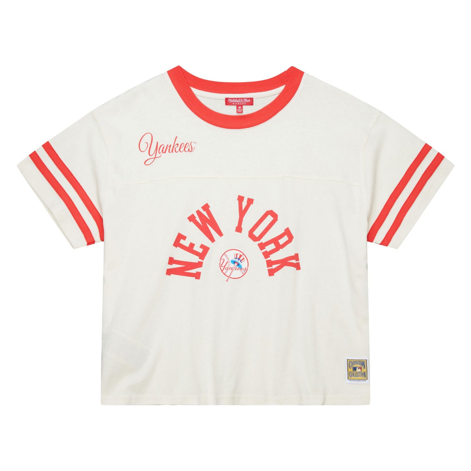 Mitchell  Ness New York Yankees Cooperstown Collection Cropped Yoke T-Shirt - view number 4