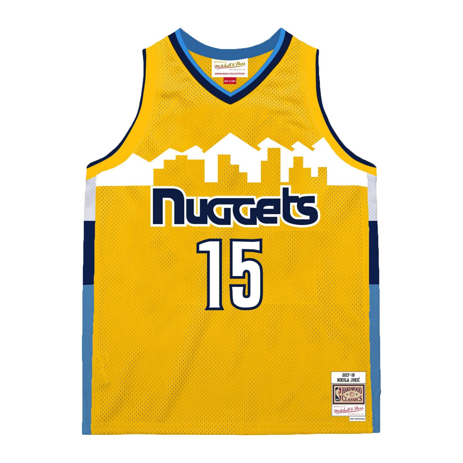 Mitchell  Ness Nikola Jokic Denver Nuggets 2017-18 Swingman Jersey - view number 2