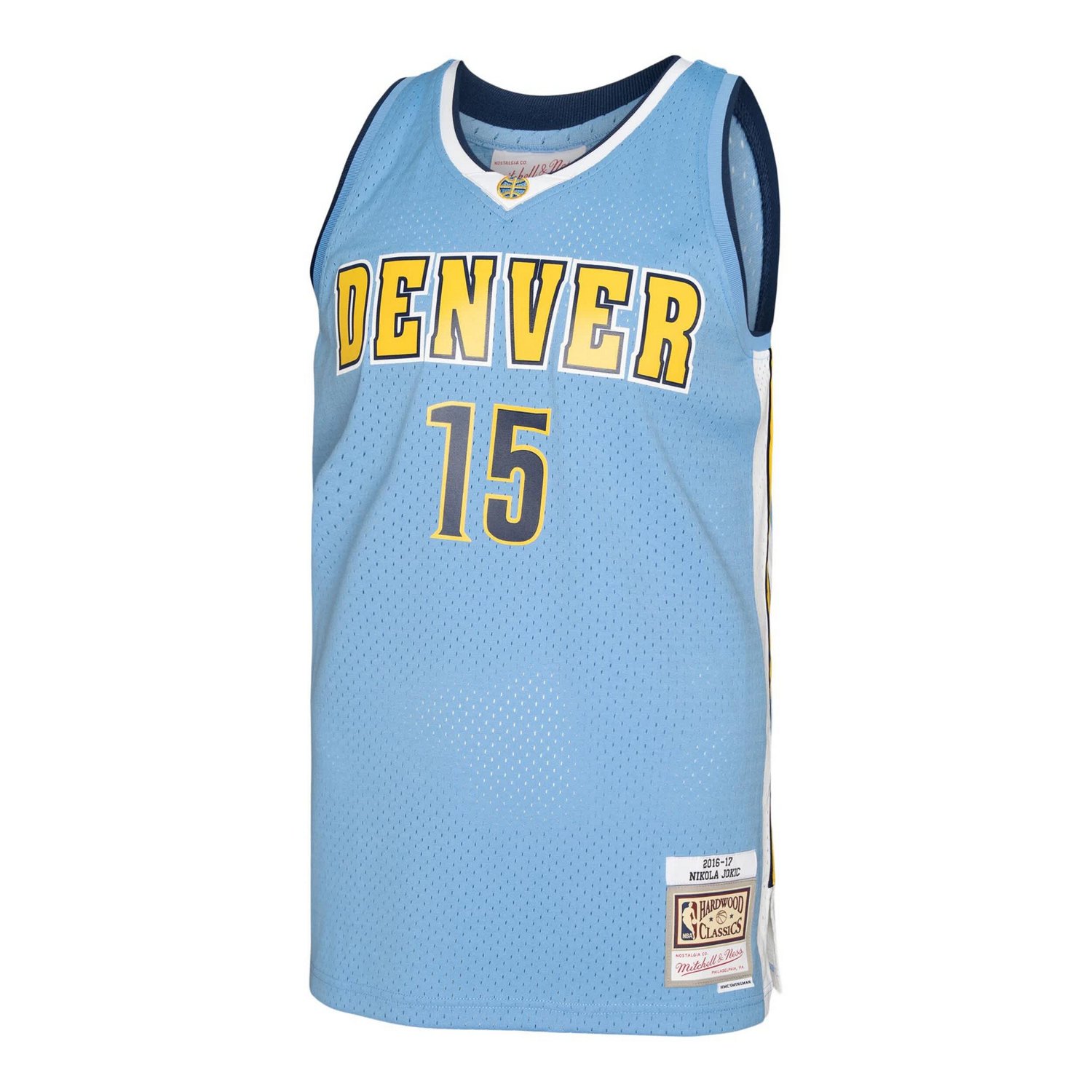 Mitchell  Ness Nikola Jokic Light Denver Nuggets 2016 17 Swingman Jersey - view number 2