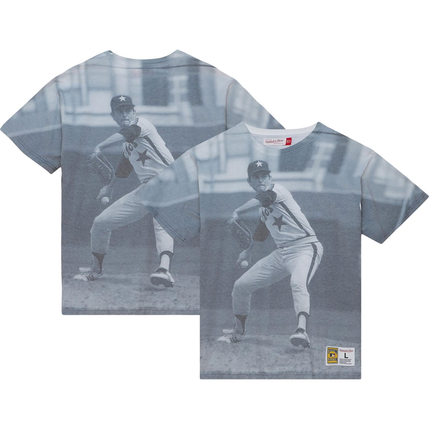 Mitchell  Ness Nolan Ryan Houston Astros Cooperstown Collection Highlight Sublimated Player Graphic T-Shirt