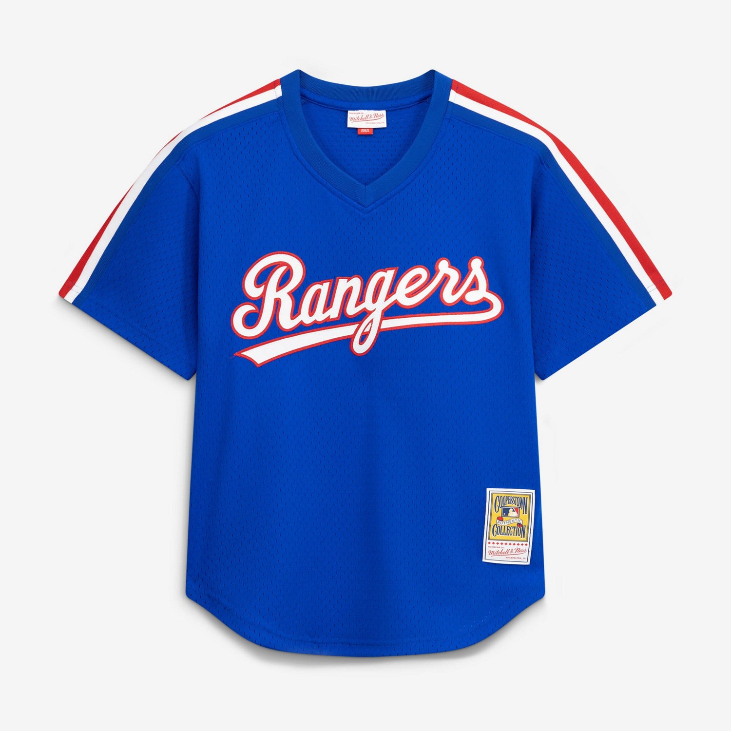 Mitchell  Ness Nolan Ryan Texas Rangers Big  Tall Cooperstown Mesh Batting Practice Jersey - view number 2