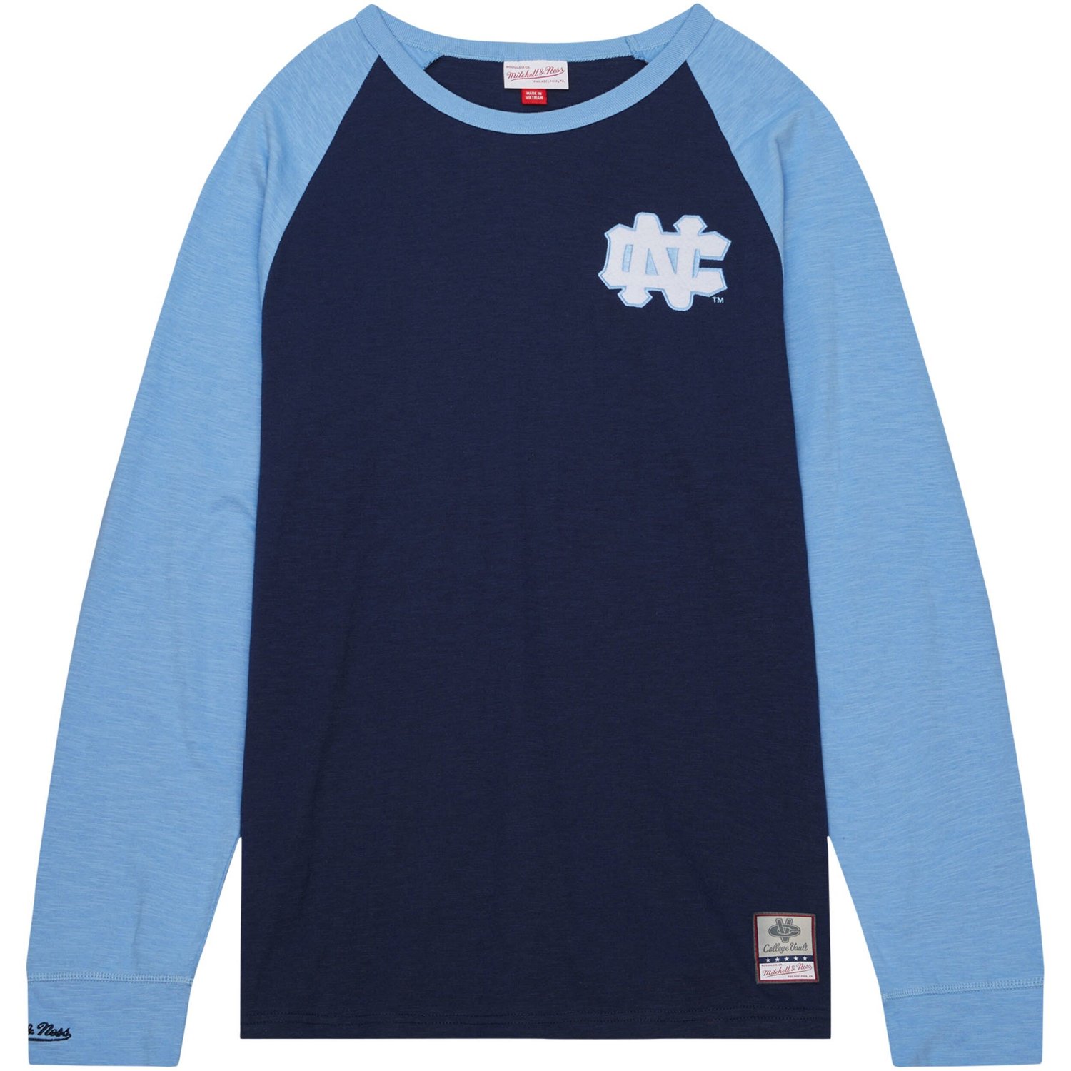 Mitchell  Ness North Carolina Tar Heels Legendary Slub Raglan Long Sleeve T-Shirt - view number 2