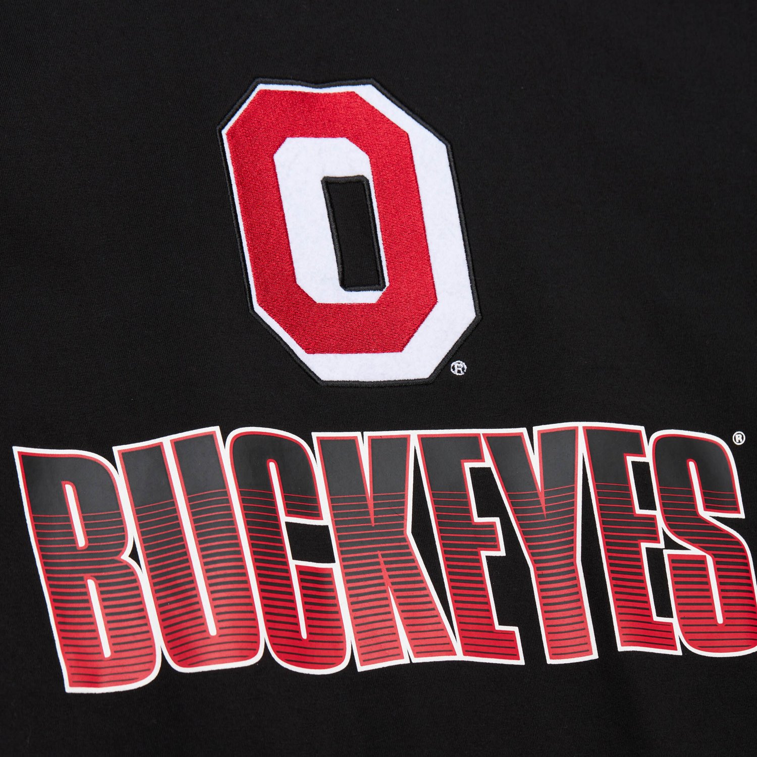 Mitchell  Ness Ohio State Buckeyes Throwback Allover Long Sleeve T-Shirt