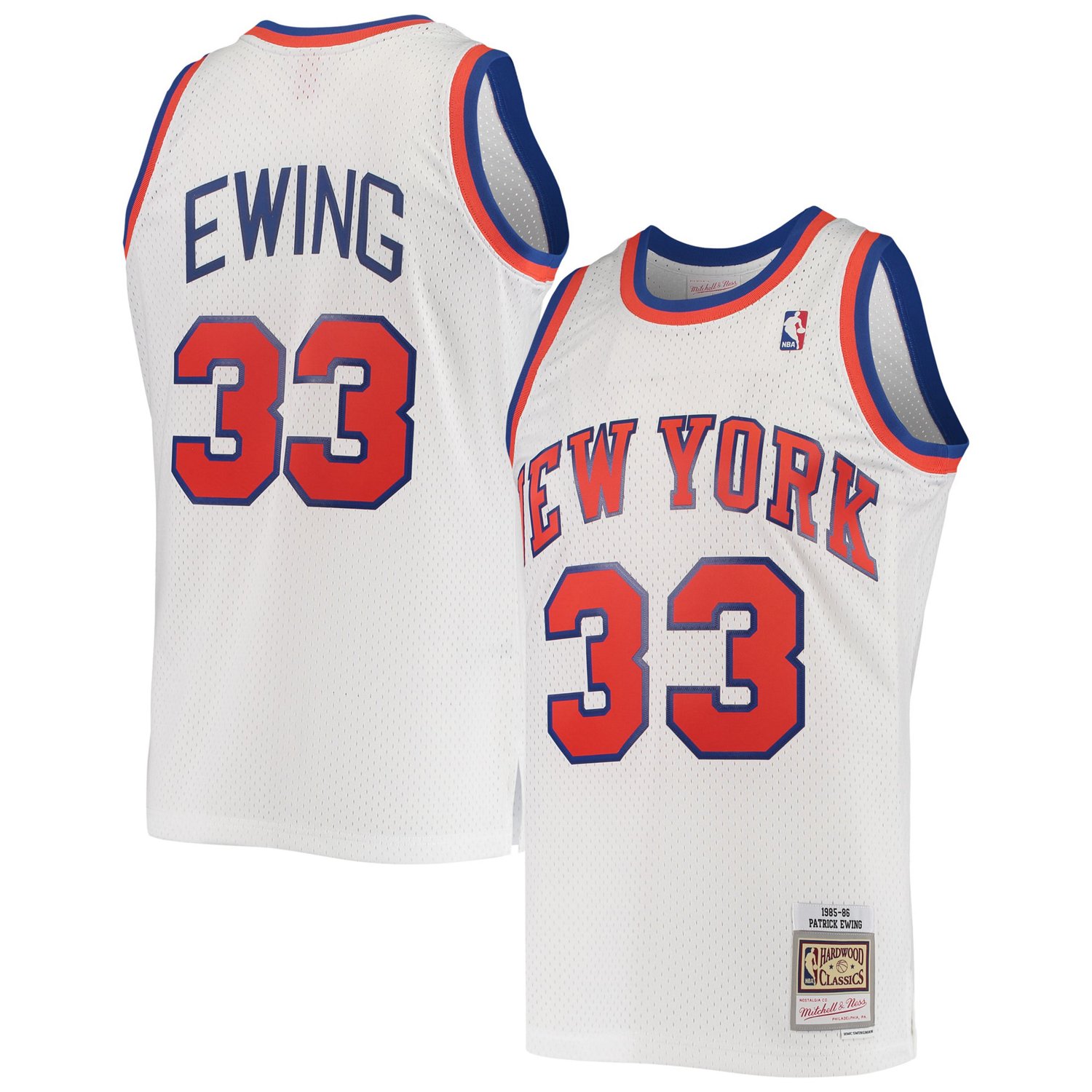 Mitchell  Ness Patrick Ewing New York Knicks 2001/02 Hardwood Classics Swingman Jersey
