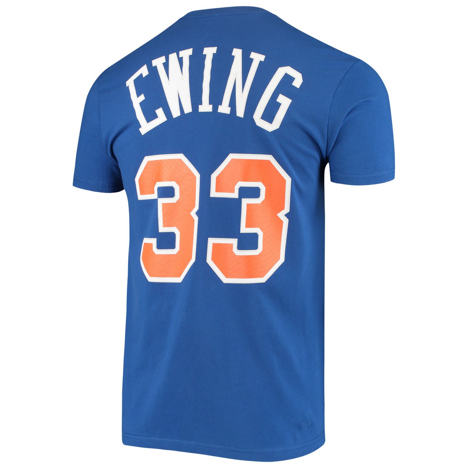 Mitchell  Ness Patrick Ewing New York Knicks Hardwood Classics Stitch Name  Number T-Shirt                                       - view number 3