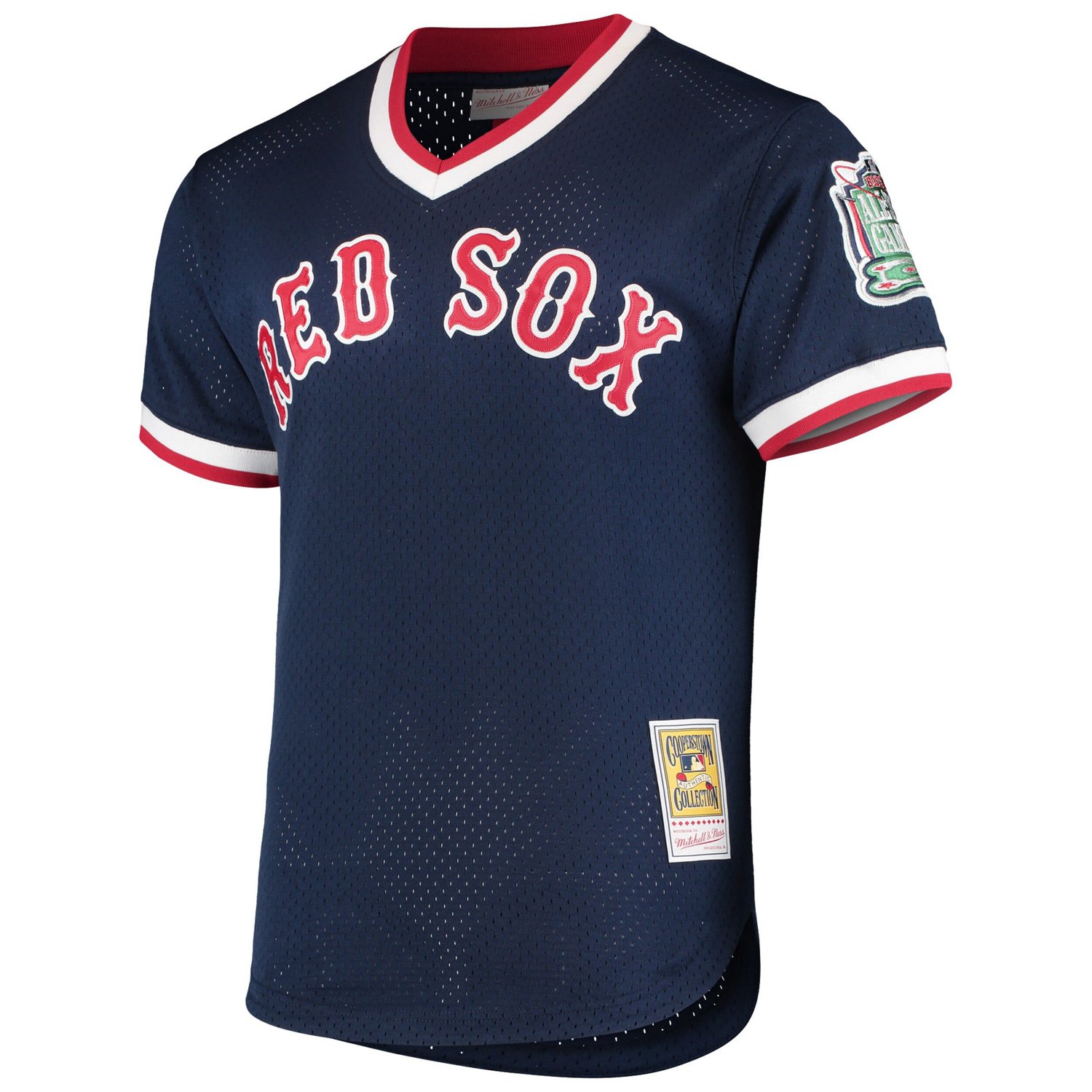 Mitchell  Ness Pedro Martinez Boston Red Sox 1999 Cooperstown Collection Mesh Batting Practice Jersey