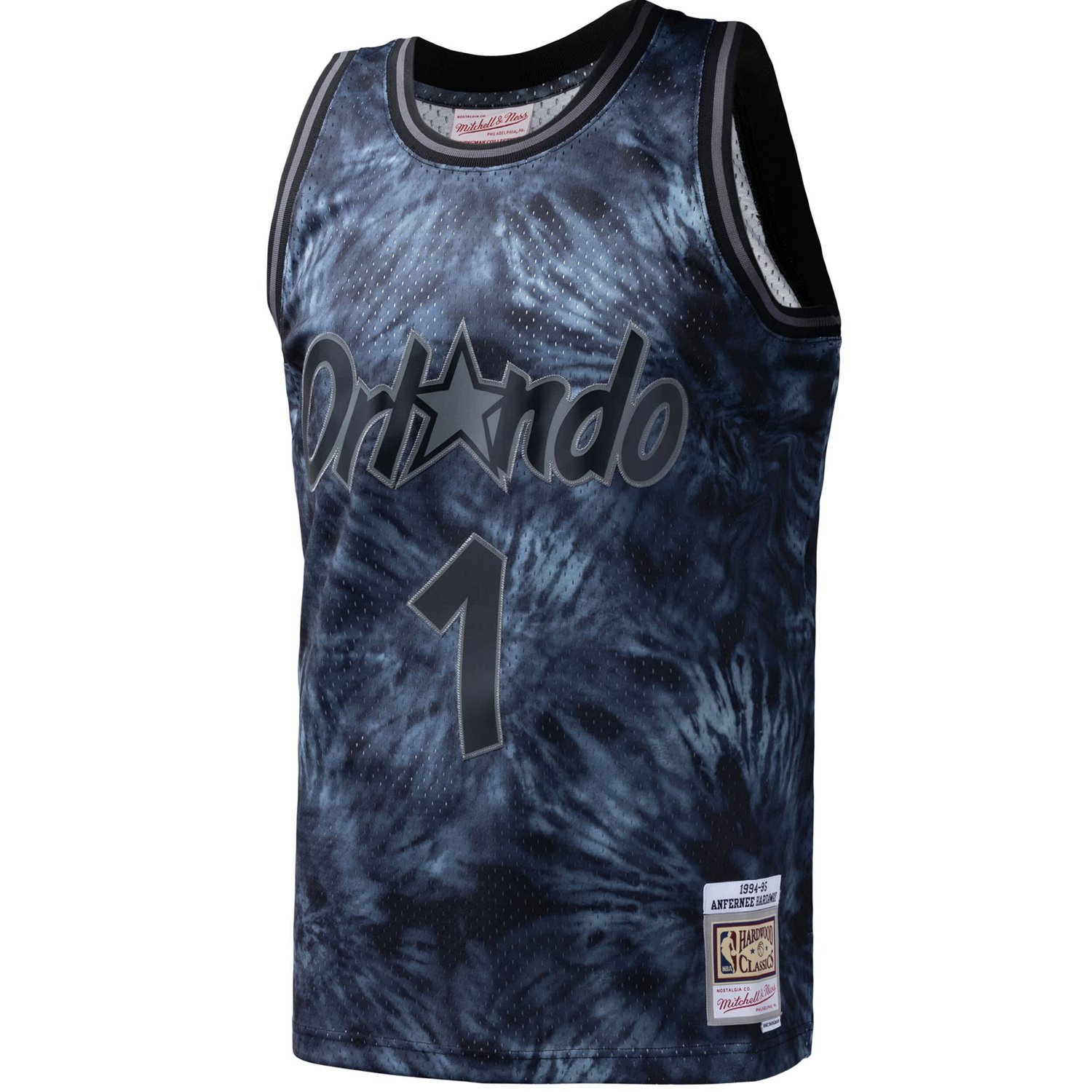 Mitchell  Ness Penny Hardaway Orlando Magic Hardwood Classics 1984 85 Tie-Dye Swingman Jersey                                    - view number 2