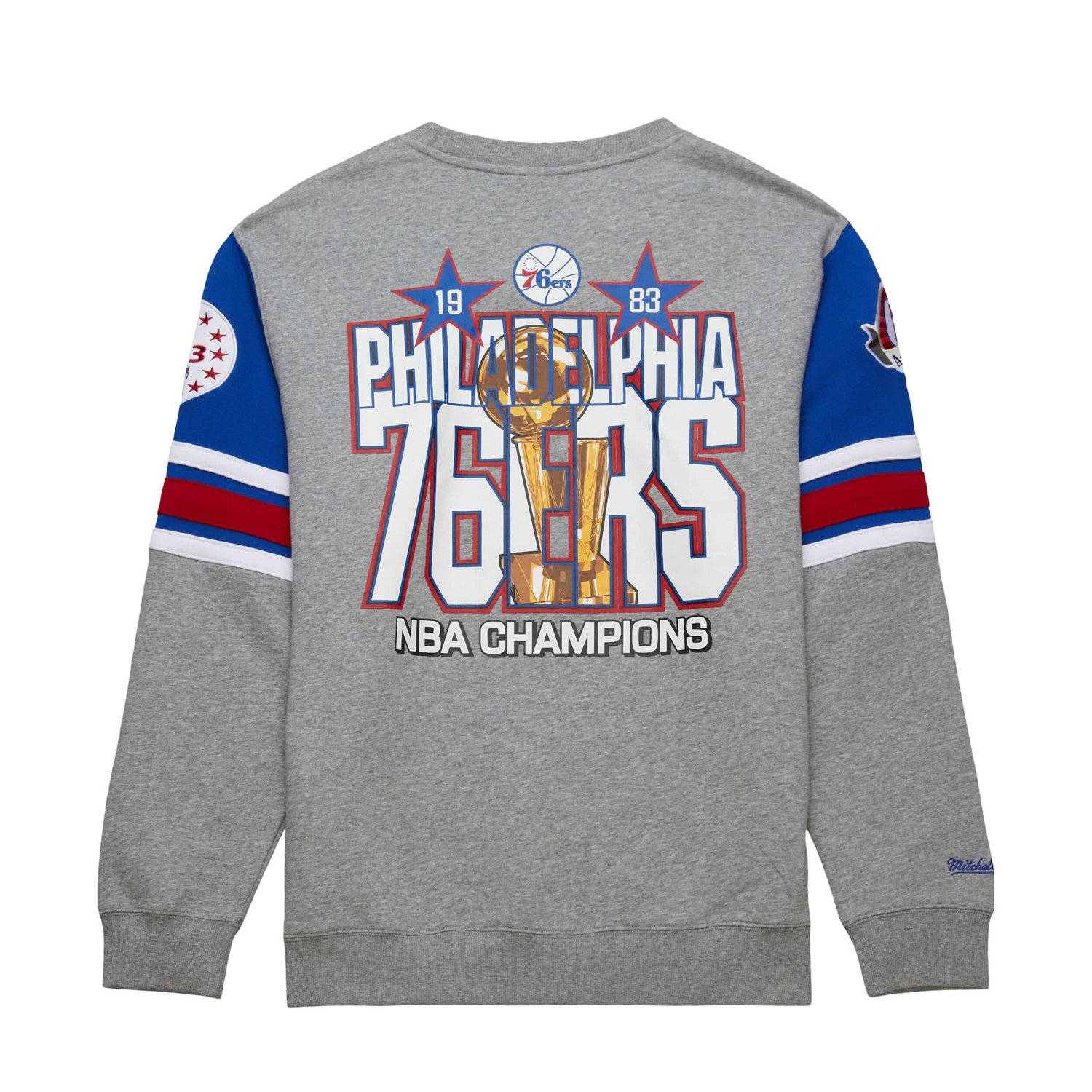 Mitchell  Ness Philadelphia 76ers Hardwood Classics All Over 40 Pullover Sweatshirt - view number 3