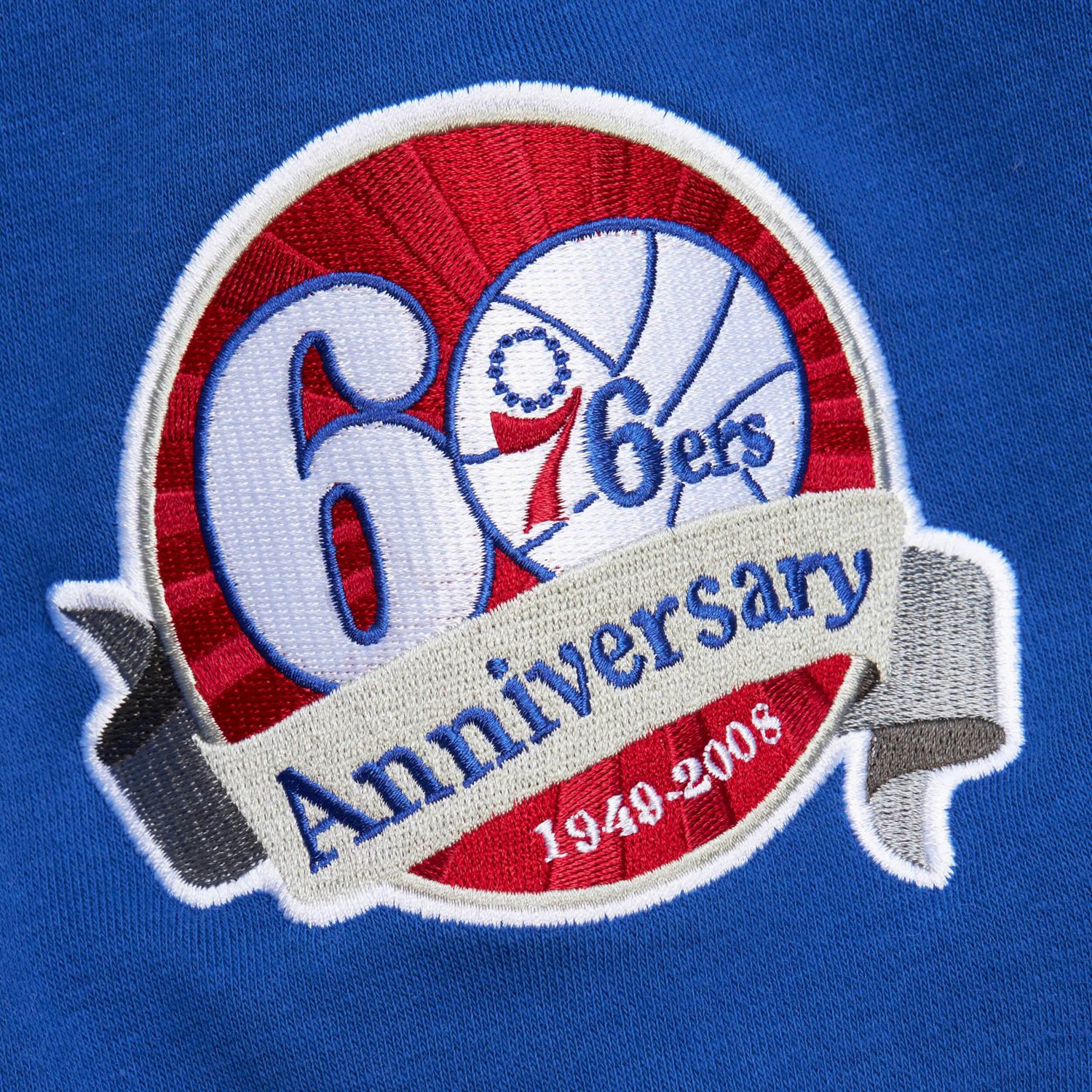 Mitchell  Ness Philadelphia 76ers Hardwood Classics All Over 40 Pullover Sweatshirt - view number 4