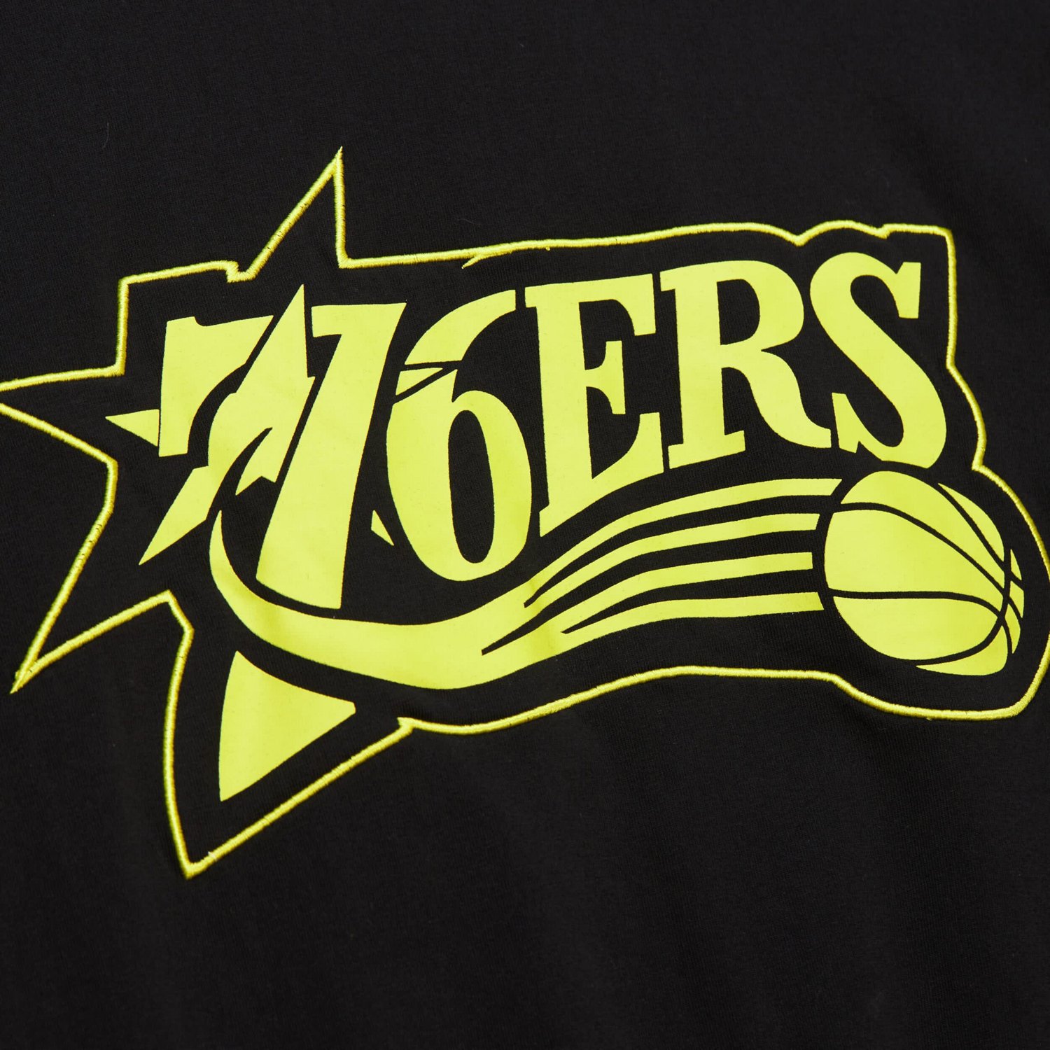 Mitchell  Ness Philadelphia 76ers Hardwood Classics Neon Nights Premium T-Shirt - view number 4