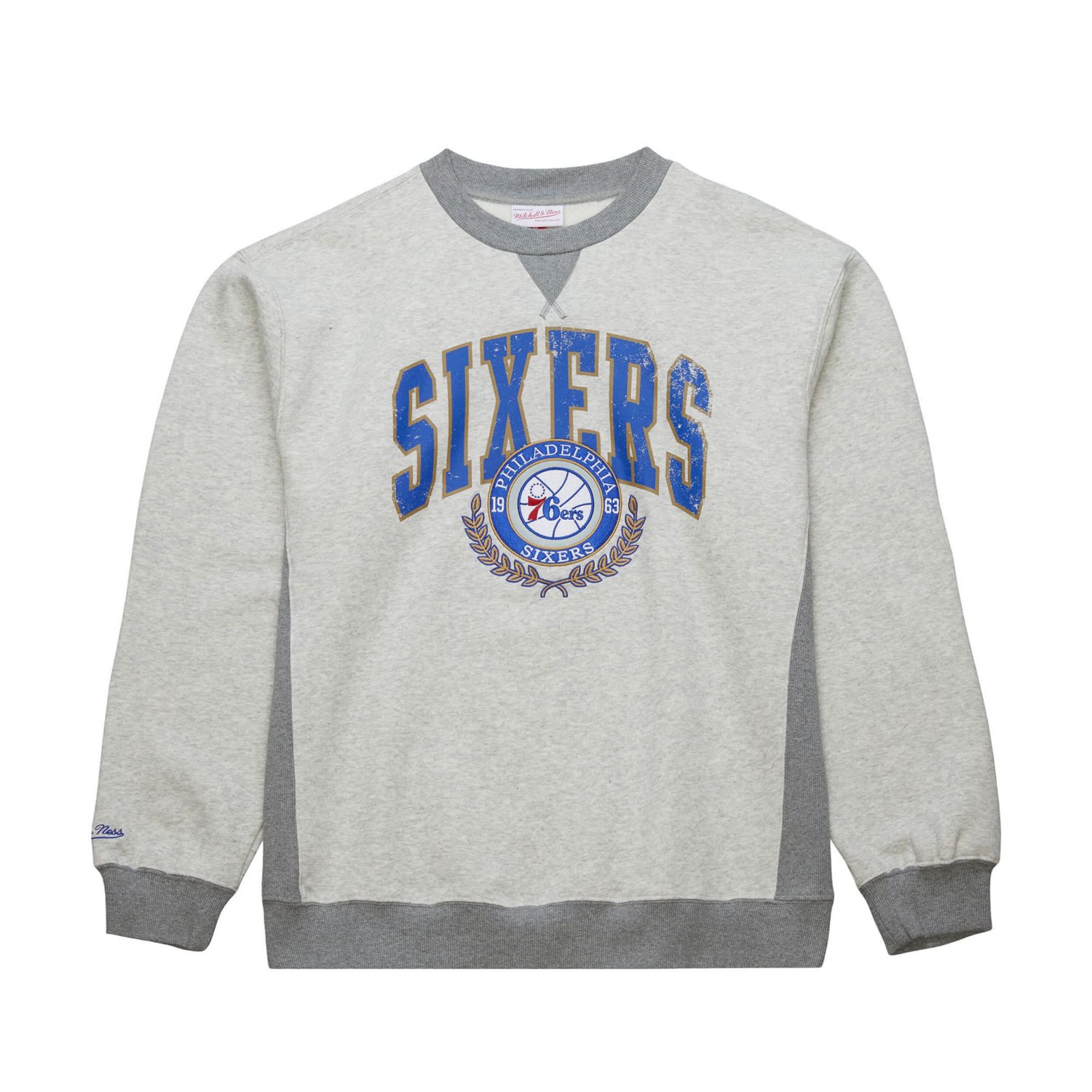 Mitchell  Ness Philadelphia 76ers Vintage Logo Pullover Sweatshirt - view number 2