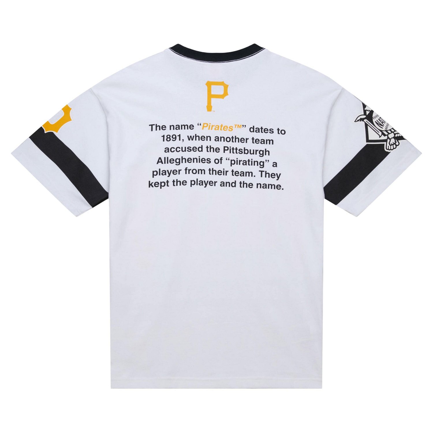 Mitchell  Ness Pittsburgh Pirates Cooperstown Collection Team Origins Premium T-Shirt                                            - view number 3