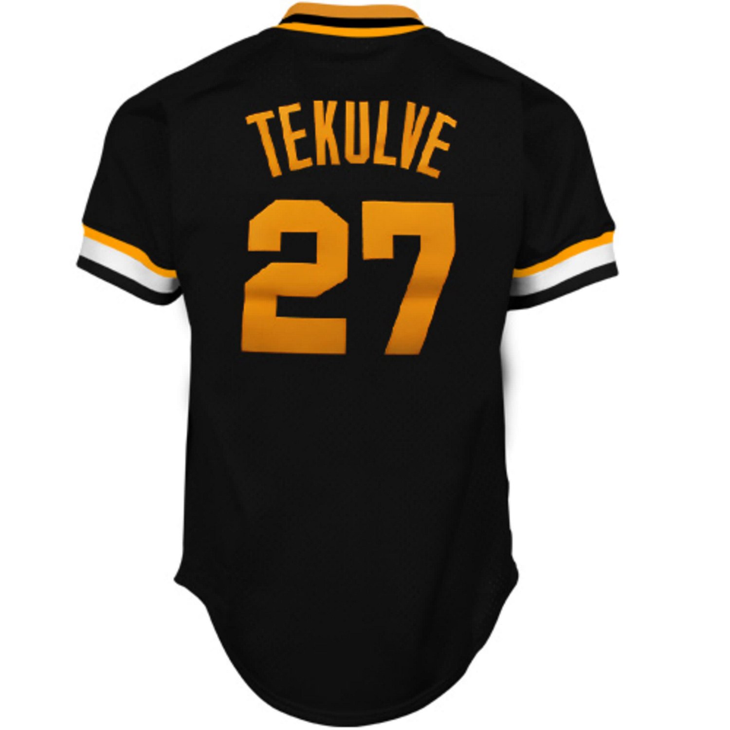 Mitchell  Ness Pittsburgh Pirates Kent Tekulve 1982 Cooperstown Collection Authentic Practice Jersey