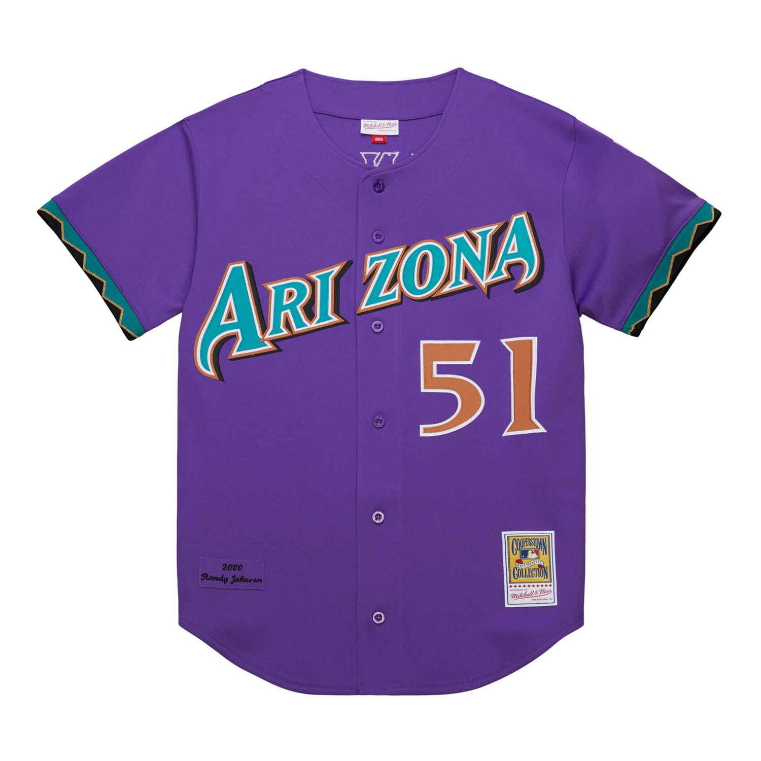 Mitchell  Ness Randy Johnson Arizona Diamondbacks 2000 Throwback Authentic Jersey - view number 2