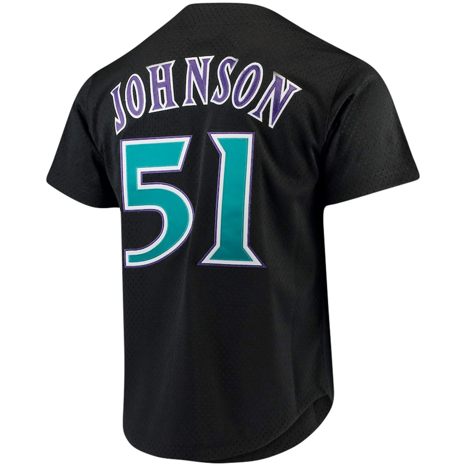 Mitchell  Ness Randy Johnson Arizona Diamondbacks Big  Tall Cooperstown Collection Mesh Button-Up Jersey - view number 3