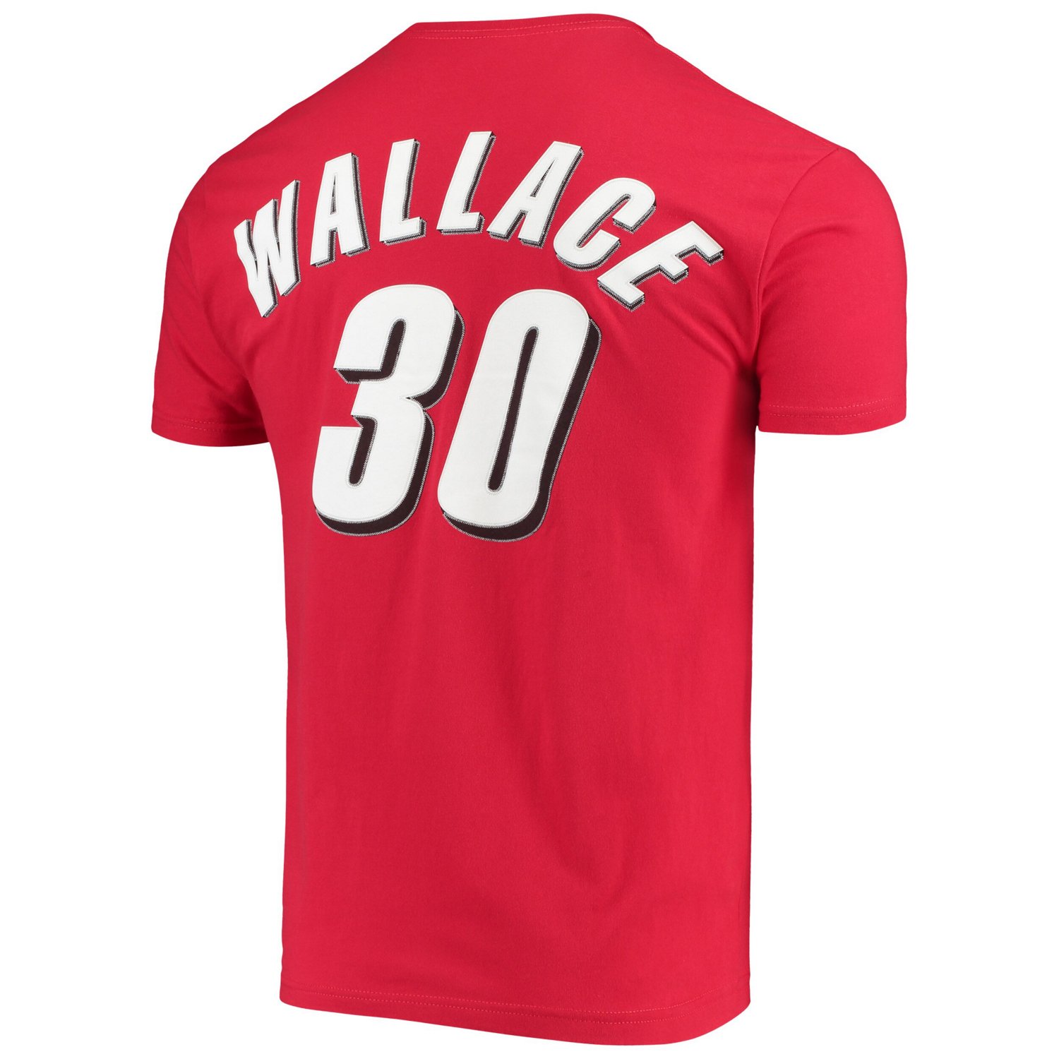 Mitchell  Ness Rasheed Wallace Portland Trail Blazers Hardwood Classics Player Name  Number T-Shirt