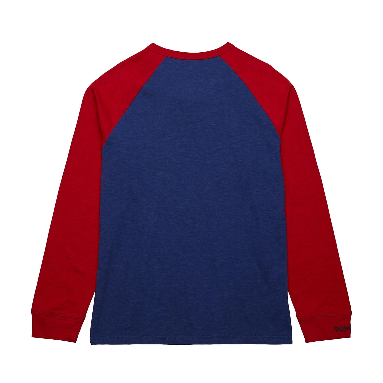 Mitchell  Ness Red New York Rangers Legendary Slub Raglan Long Sleeve T-Shirt