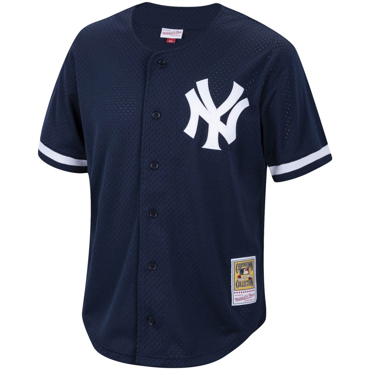 Mitchell  Ness Reggie Jackson New York Yankees Cooperstown Collection Mesh Batting Practice Button-Up Jersey