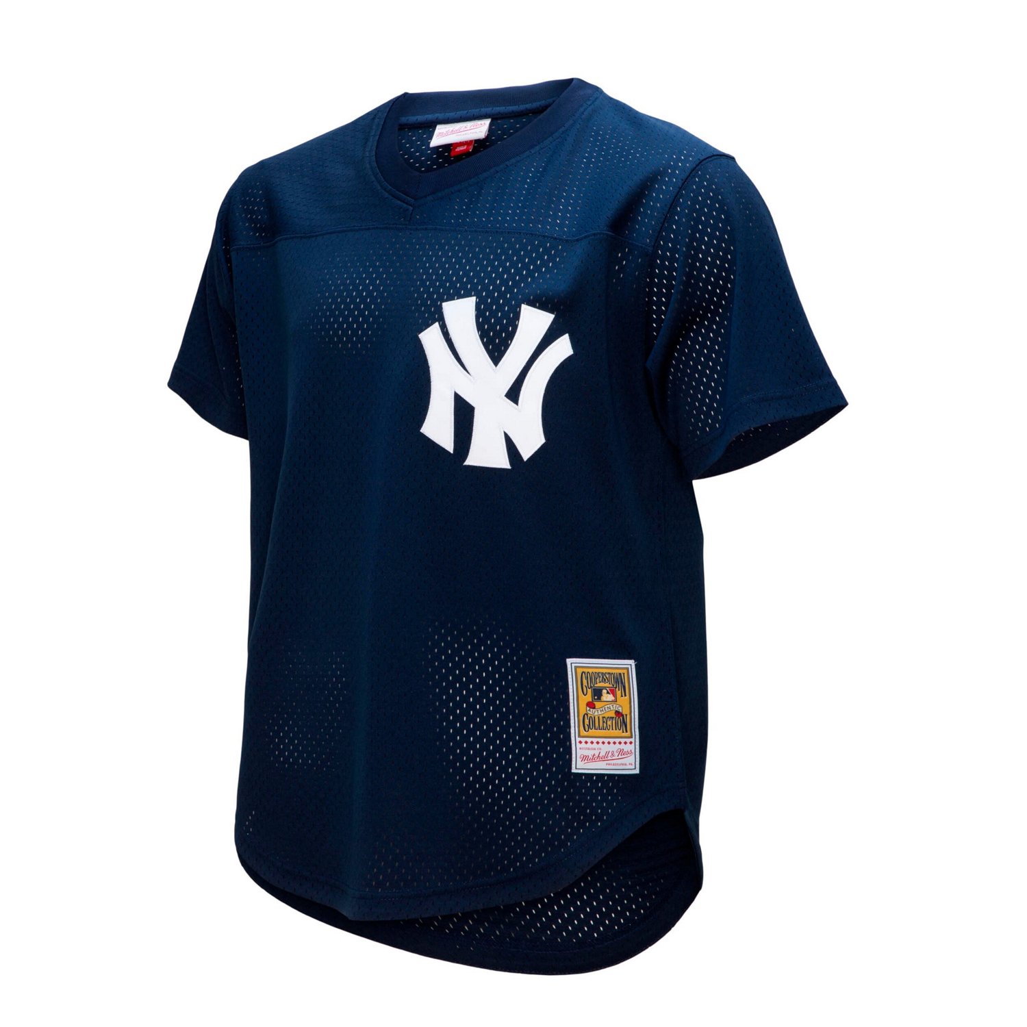 Mitchell  Ness Rickey Henderson New York Yankees Cooperstown Collection Mesh Batting Practice Button-Up Jersey