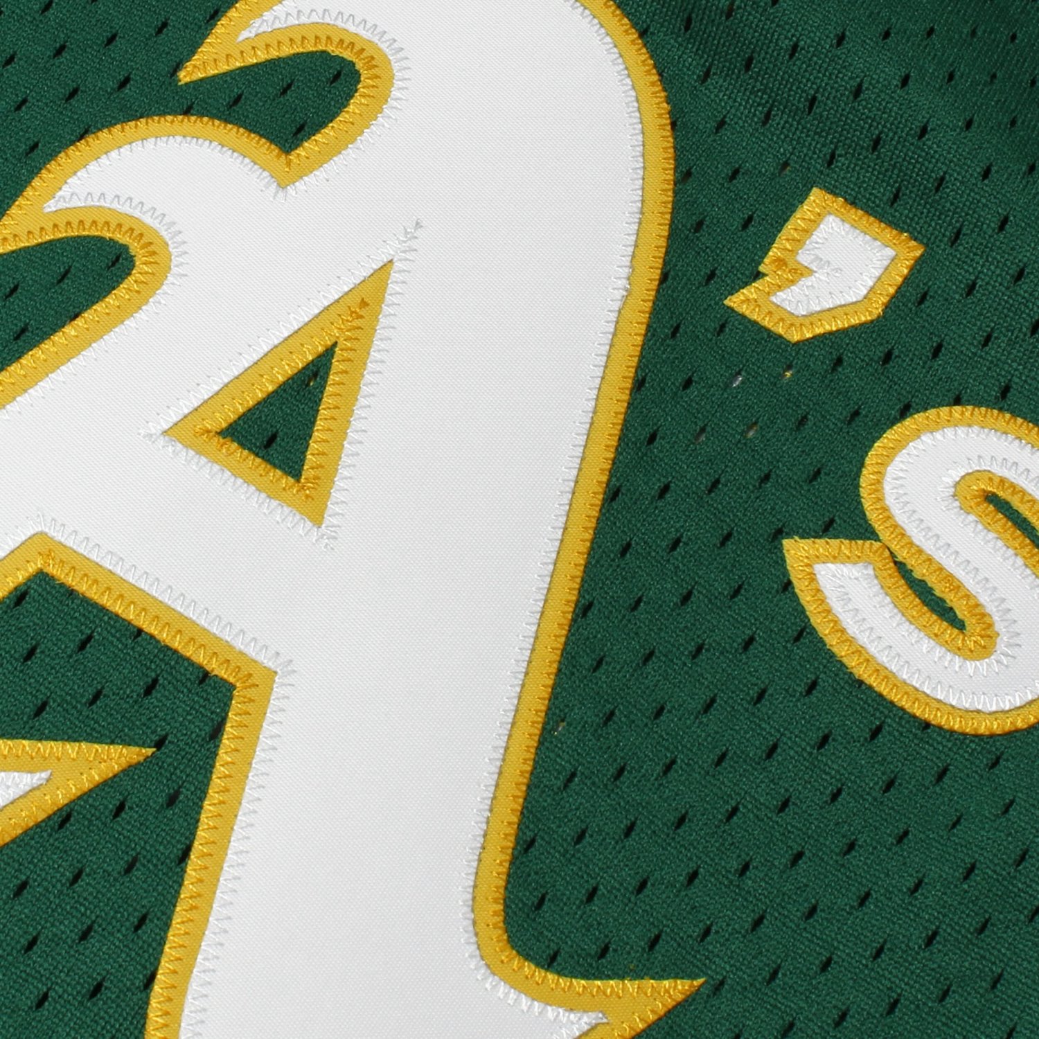 Mitchell  Ness Rickey Henderson Oakland Athletics 1991 Cooperstown Mesh Batting Practice Jersey - view number 4