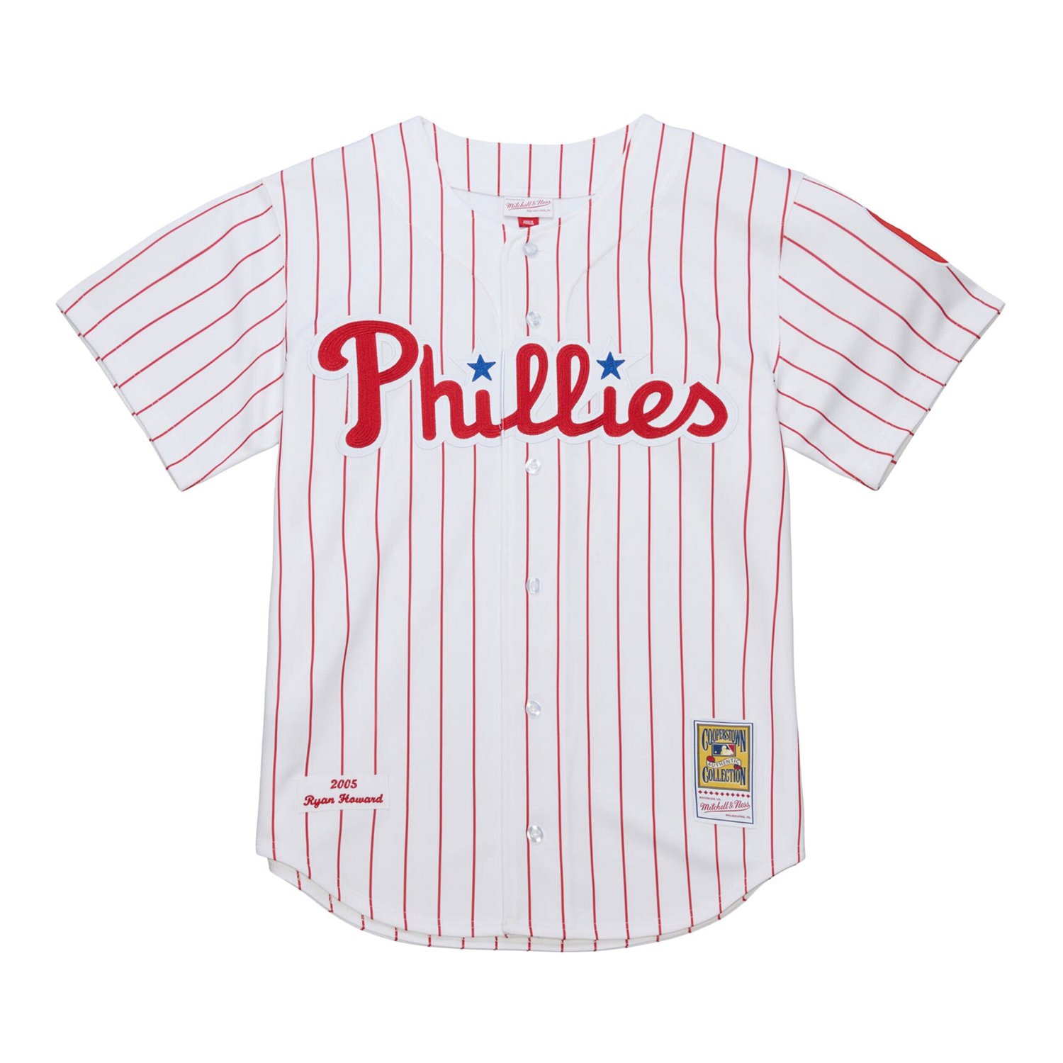 Mitchell  Ness Ryan Howard Philadelphia Phillies Cooperstown Collection Authentic Jersey - view number 2