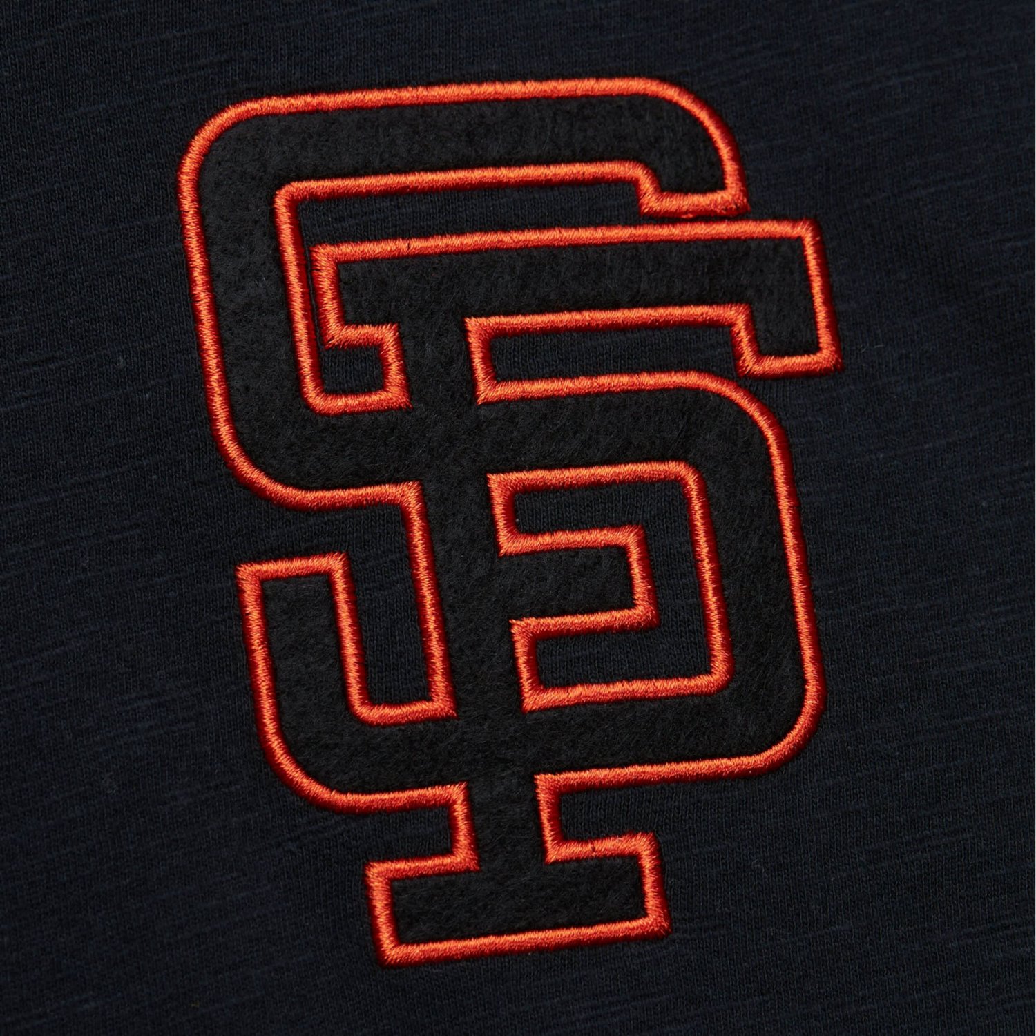 Mitchell  Ness San Francisco Giants Cooperstown Collection Legendary Raglan Slub Henley 3/4-Sleeve T-Shirt - view number 4