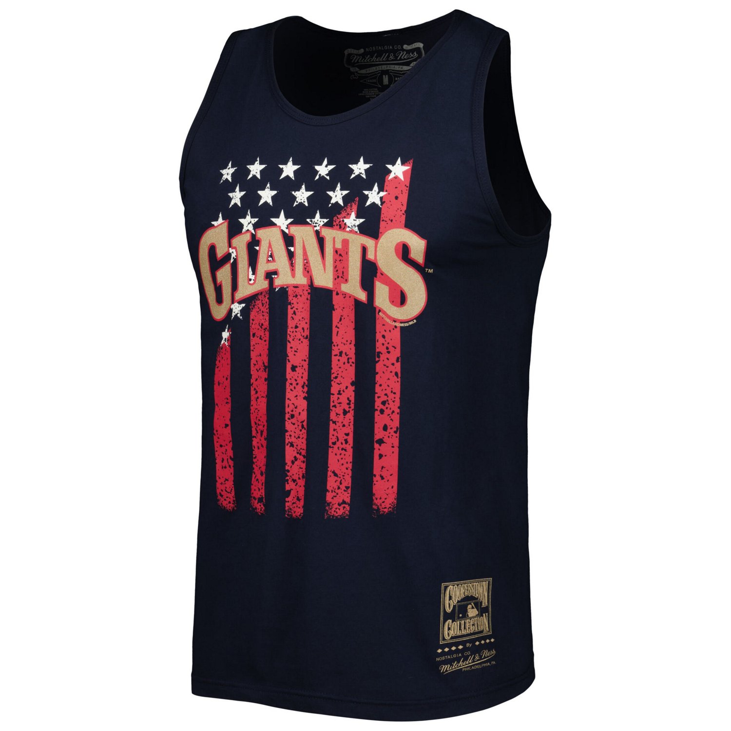 Mitchell  Ness San Francisco Giants Cooperstown Collection Stars and Stripes Tank Top - view number 2