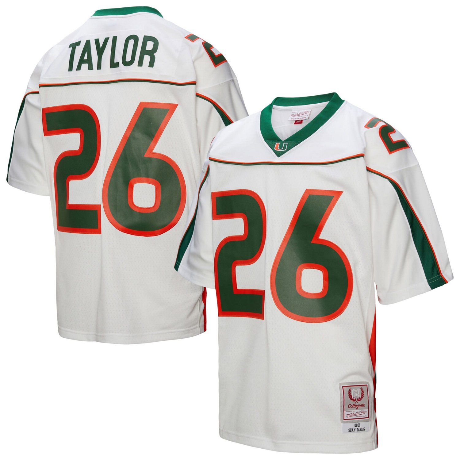 Mitchell  Ness Sean Taylor Miami Hurricanes 2001 Legacy Jersey - view number 1