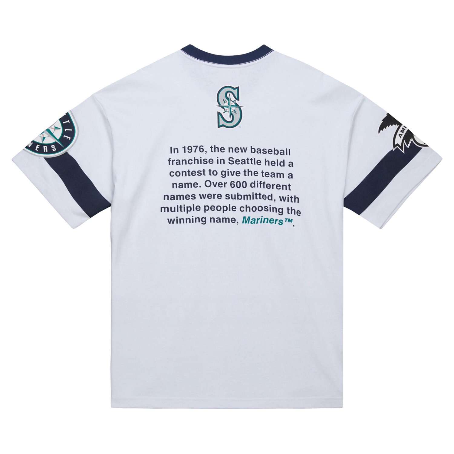 Mitchell  Ness Seattle Mariners Cooperstown Collection Team Origins Premium T-Shirt - view number 3