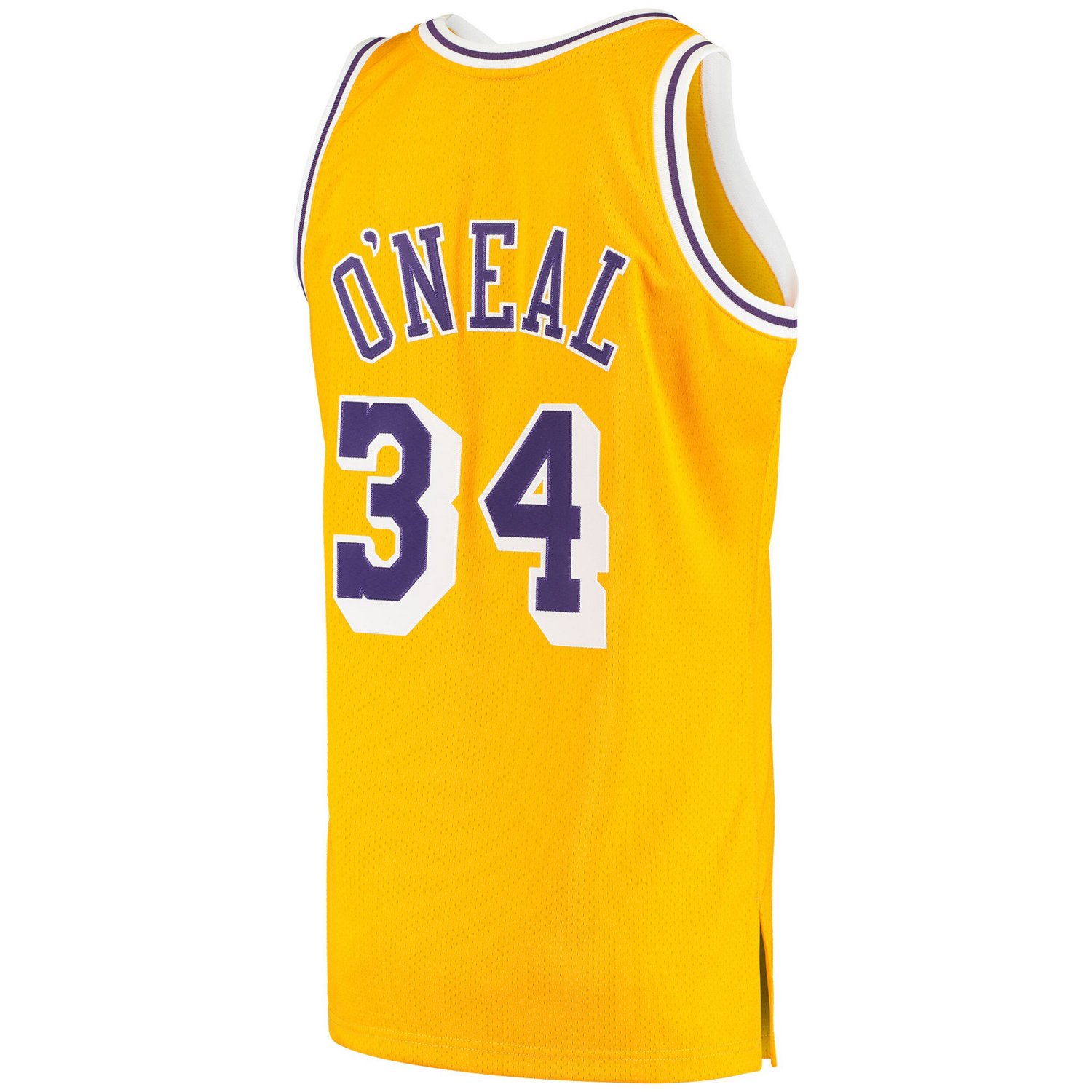 Mitchell  Ness Shaquille O'Neal Los Angeles Lakers 1996 97 Hardwood Classics Authentic Jersey - view number 3