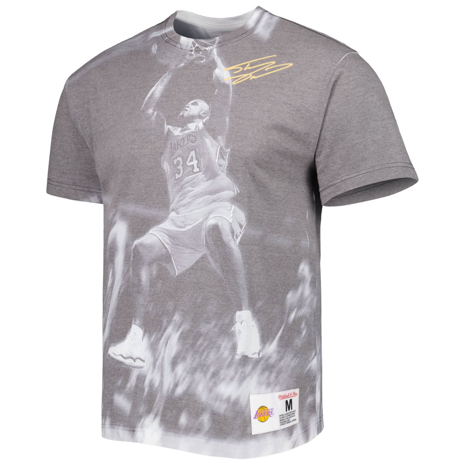 Mitchell  Ness Shaquille O'Neal Los Angeles Lakers Above The Rim T-Shirt                                                         - view number 2