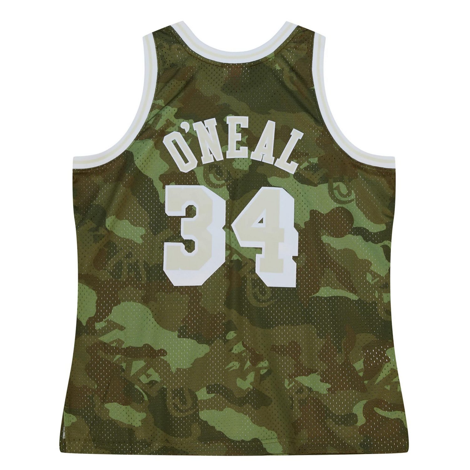 Mitchell  Ness Shaquille O'Neal Los Angeles Lakers Hardwood Classics 1996 97 Ghost Swingman Jersey                               - view number 3