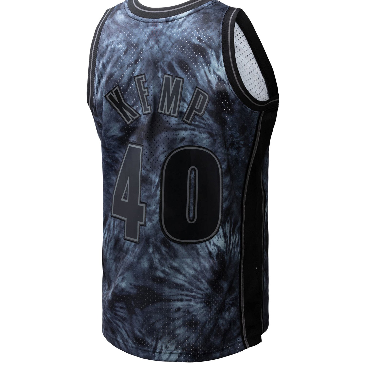 Mitchell  Ness Shawn Kemp Seattle SuperSonics Hardwood Classics 1995 96 Tie-Dye Swingman Jersey