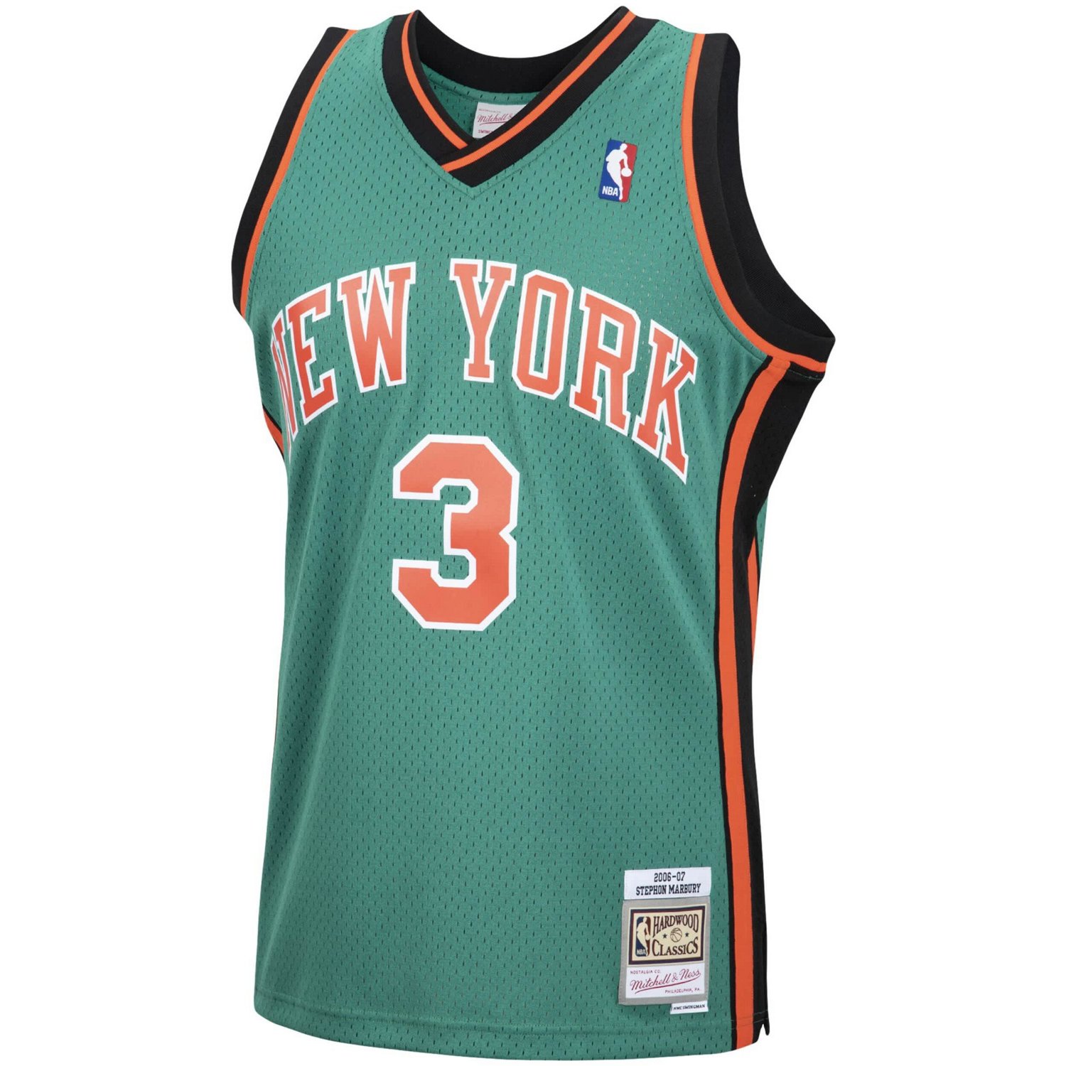 Mitchell  Ness Stephon Marbury New York Knicks 2006 07 Hardwood Classics Swingman Jersey - view number 2