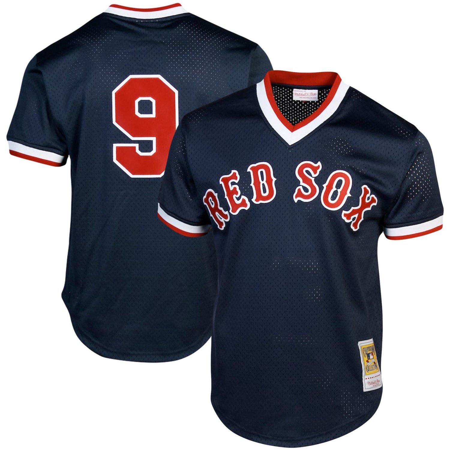 Mitchell  Ness Ted Williams Boston Red Sox Cooperstown Collection Big  Tall Mesh Batting Practice Jersey