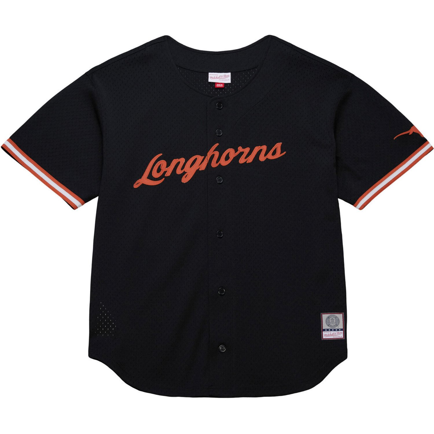 Mitchell  Ness Texas Longhorns On The Clock Full-Button Fashion Jersey