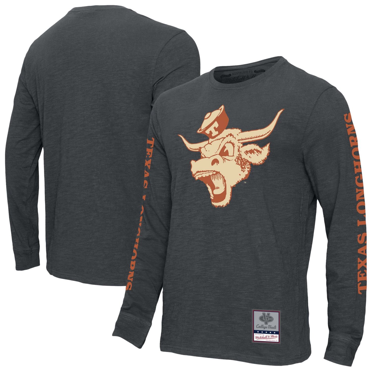 Mitchell  Ness Texas Longhorns Team Pride Long Sleeve T-Shirt