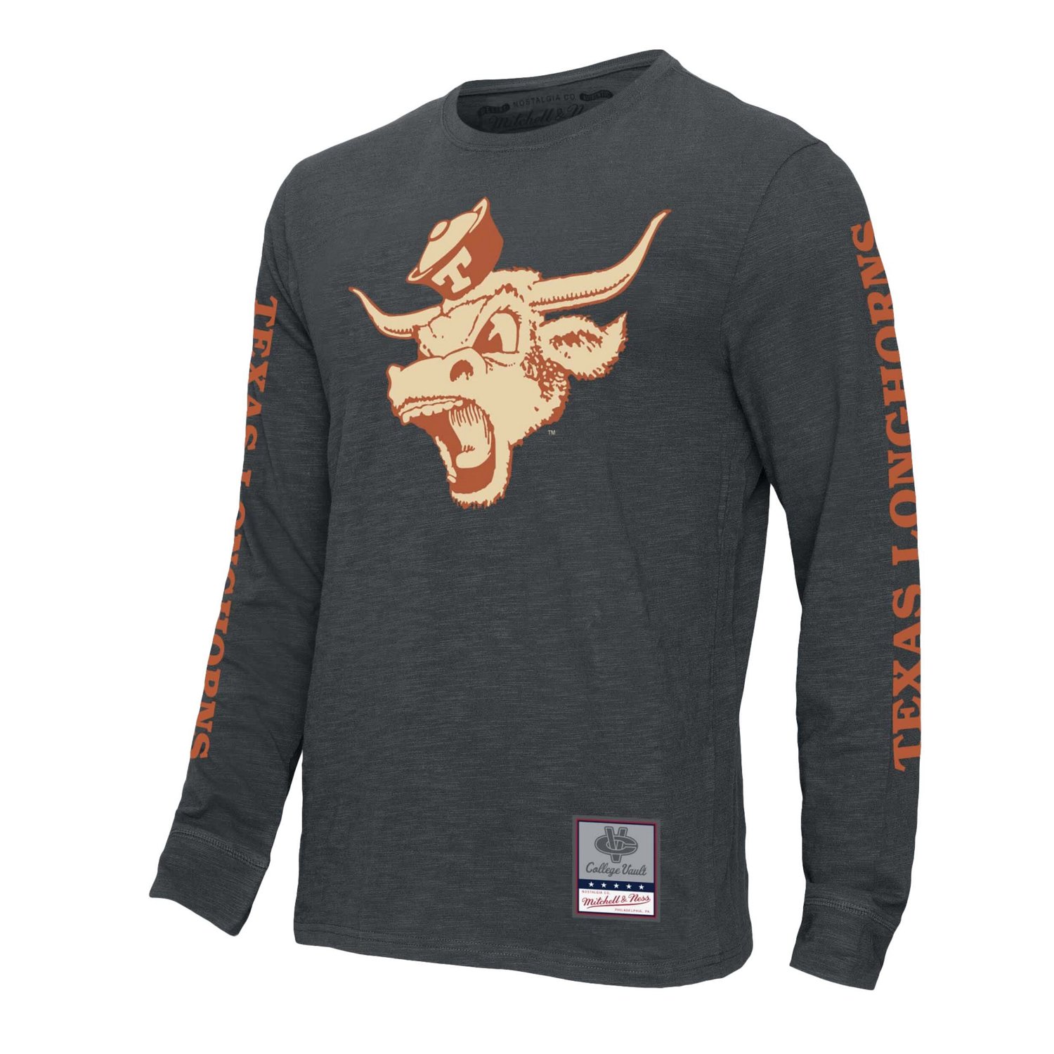 Mitchell  Ness Texas Longhorns Team Pride Long Sleeve T-Shirt