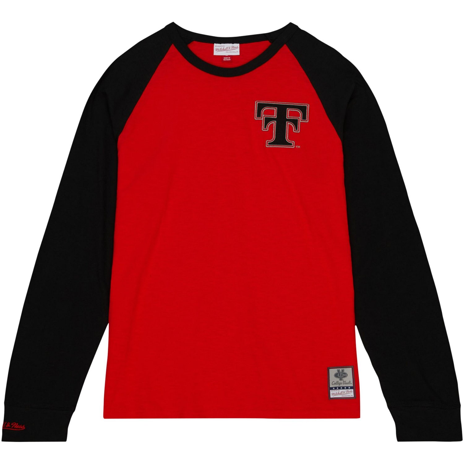 Mitchell  Ness Texas Tech Raiders Legendary Slub Raglan Long Sleeve T-Shirt - view number 2