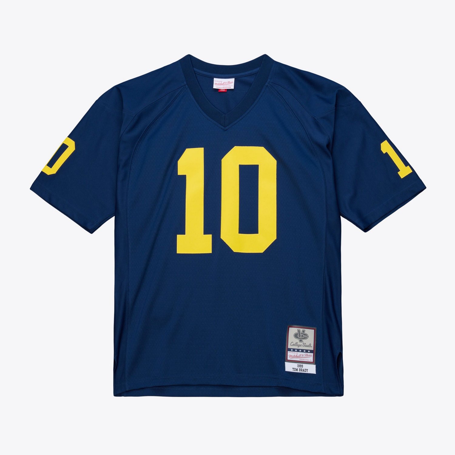Mitchell  Ness Tom Brady Michigan Wolverines 1999 College Vault Jersey