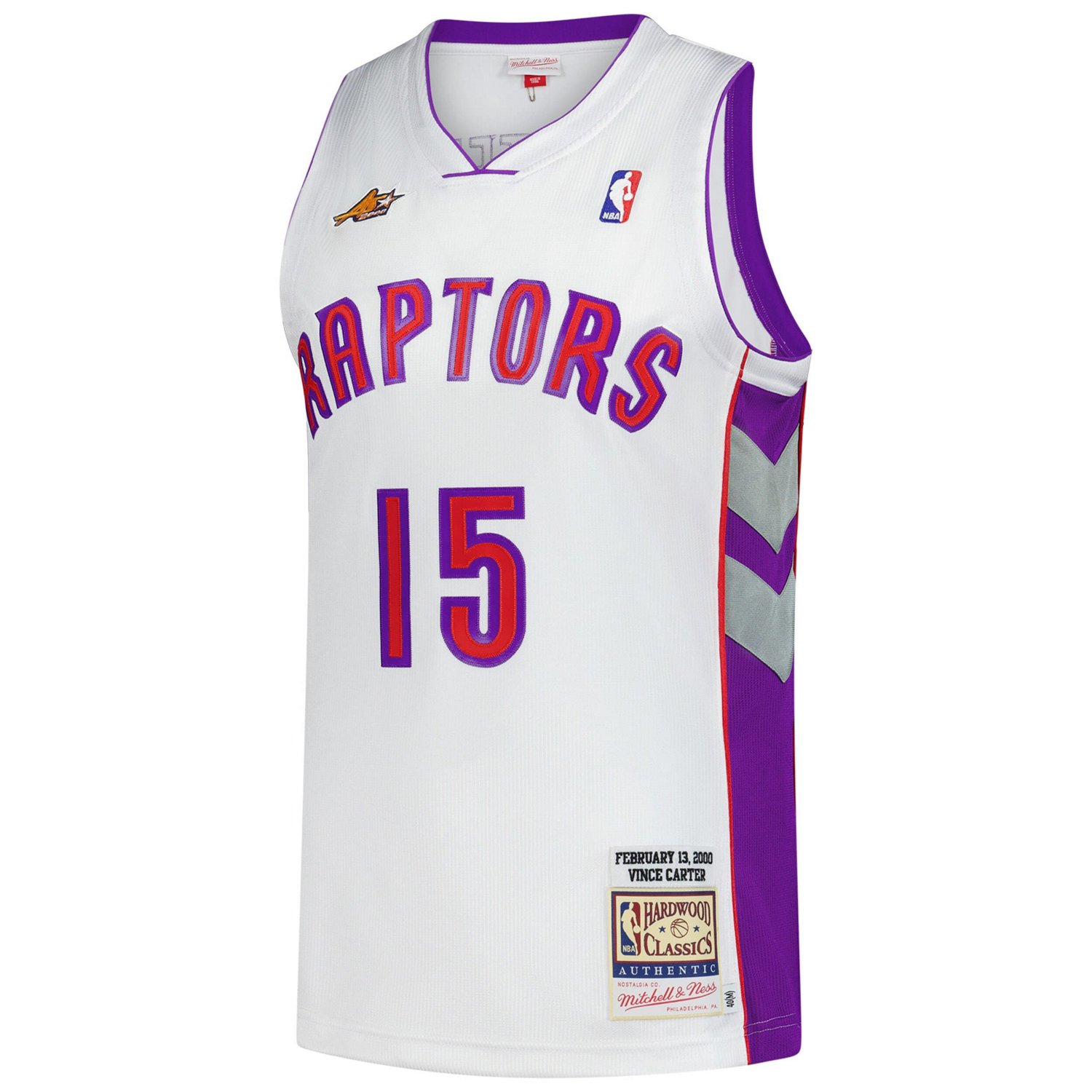 Mitchell  Ness Vince Carter Toronto Raptors 2000 NBA All-Star Game Authentic Jersey                                              - view number 2