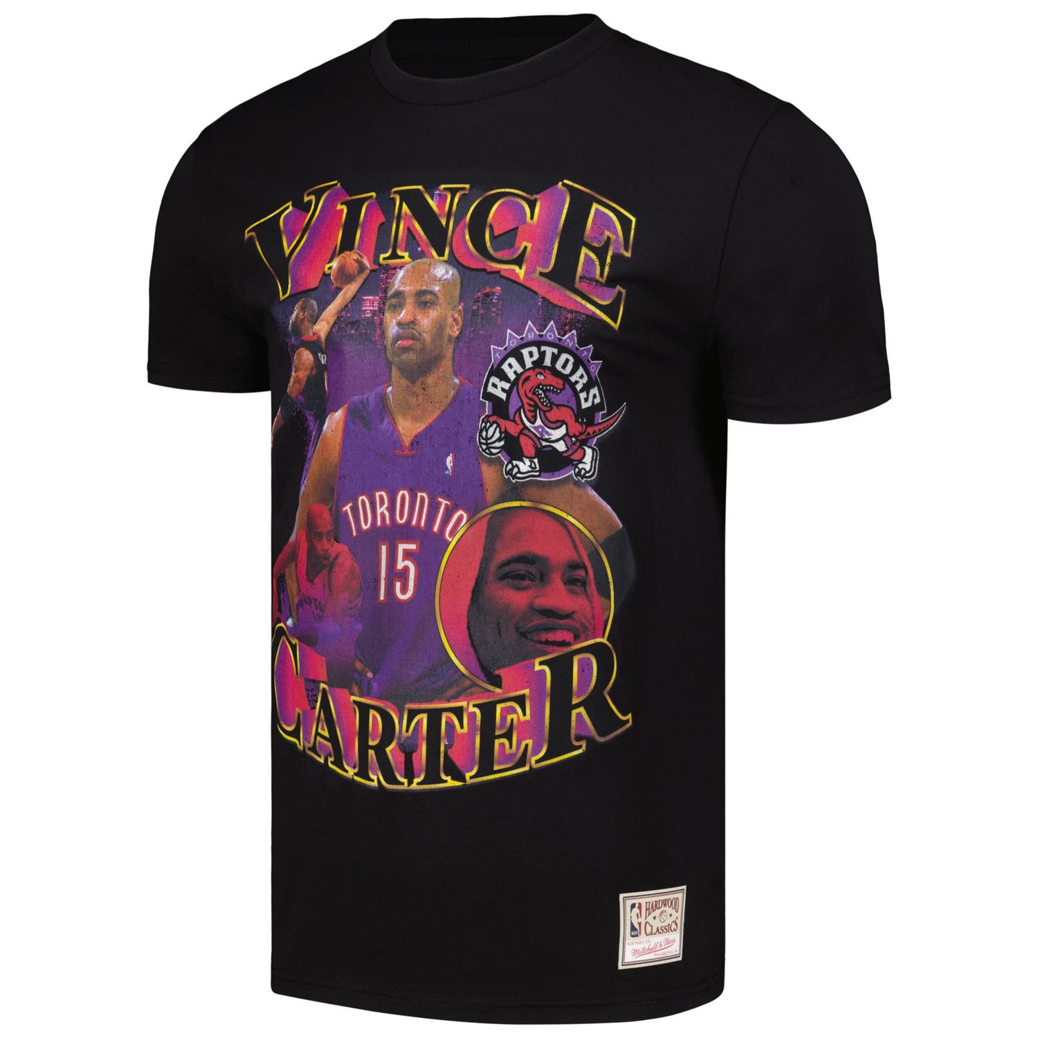 Mitchell  Ness Vince Carter Toronto Raptors Hardwood Classics Collage T-Shirt - view number 2