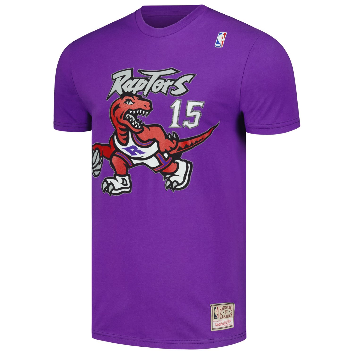 Mitchell  Ness Vince Carter Toronto Raptors Hardwood Classics Stitch Name  Number T-Shirt - view number 2