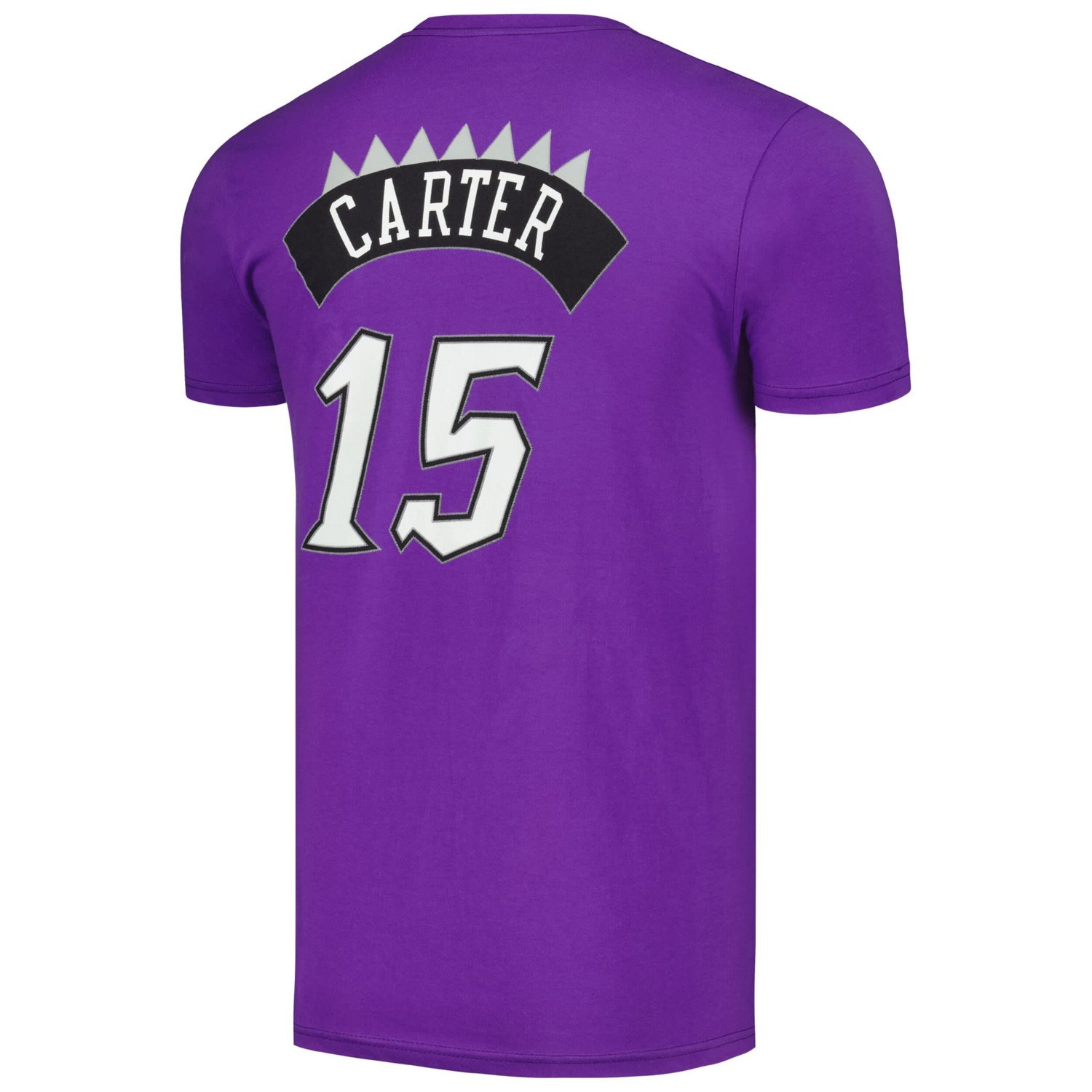 Mitchell  Ness Vince Carter Toronto Raptors Hardwood Classics Stitch Name  Number T-Shirt - view number 3