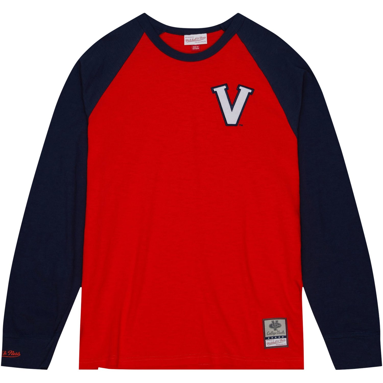 Mitchell  Ness Virginia Cavaliers Legendary Slub Raglan Long Sleeve T-Shirt