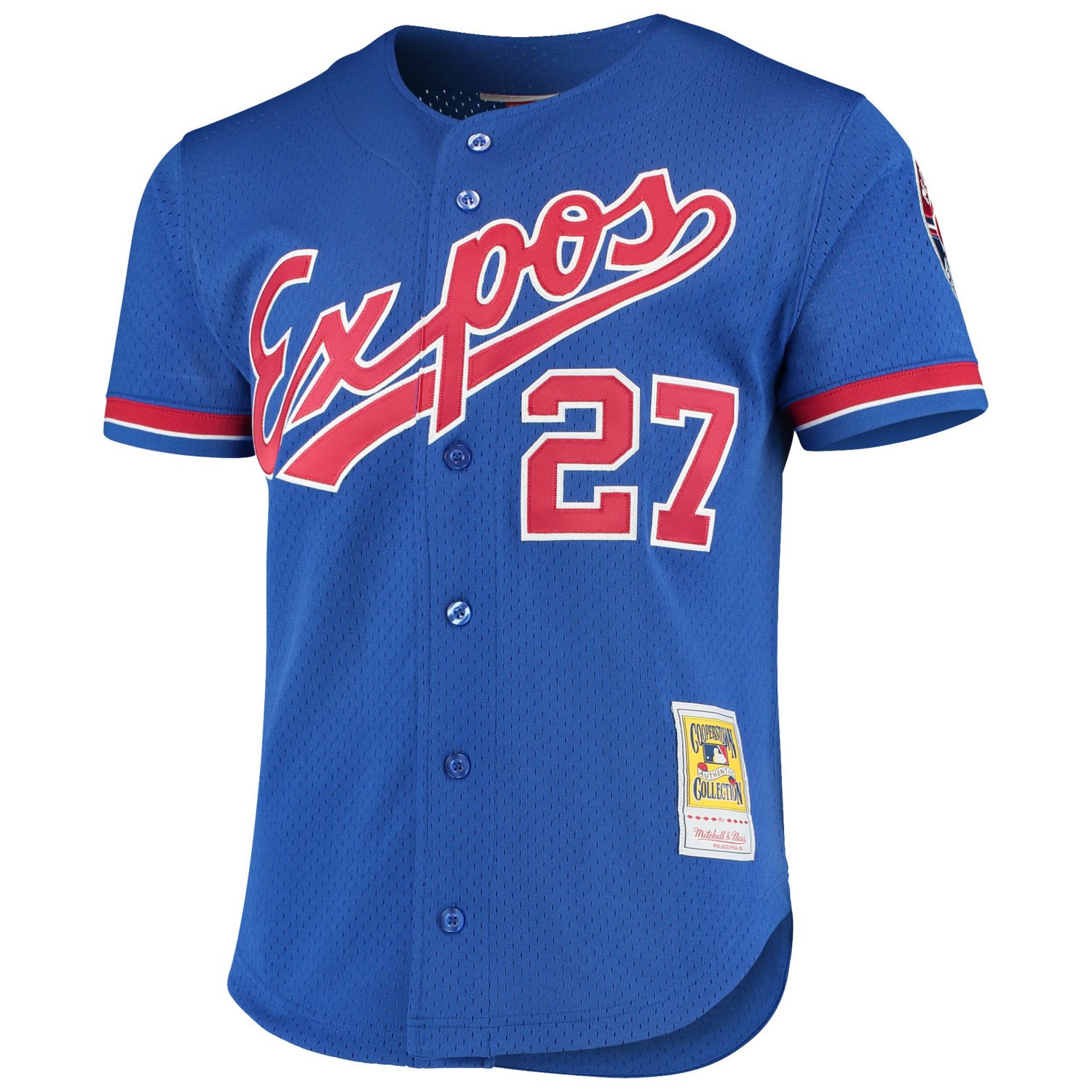 Mitchell  Ness Vladimir Guerrero Montreal Expos Cooperstown Collection Mesh Batting Practice Button-Up Jersey
